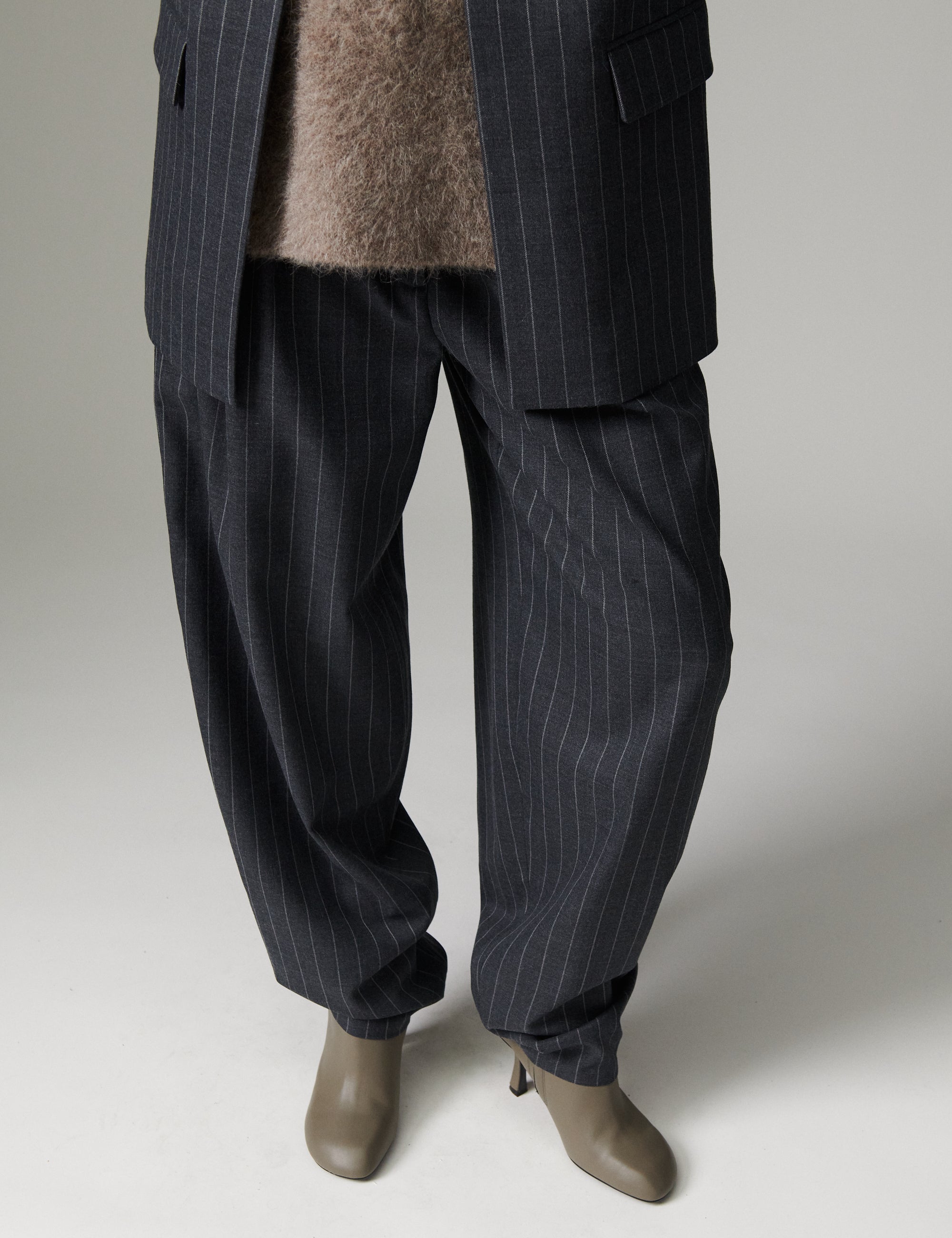 DAY Birger ét Mikkelsen DAYHedi - Pinstripe - Pants Pants 900016 Grey Pinstripe