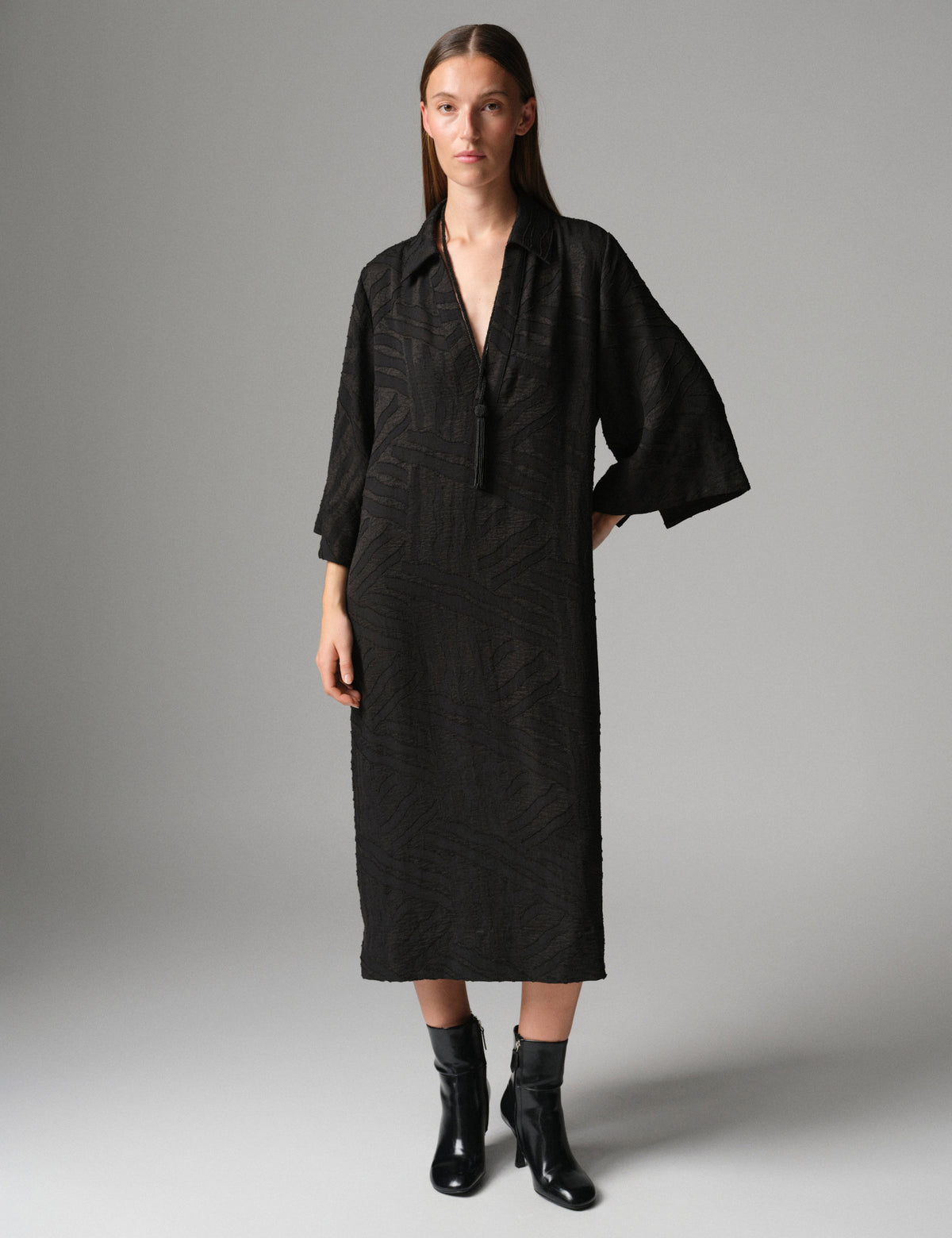 DAY Birger ét Mikkelsen DAYLumano - Raw Lines - Dress Dress 12000 Black