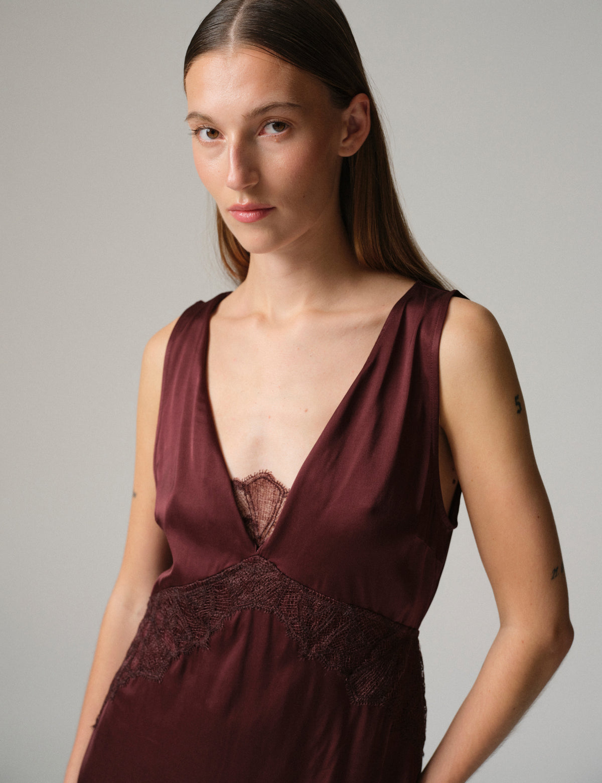 DAY Birger ét Mikkelsen DAYPia - Fluid Viscose - Dress Dress 191619 FUDGE
