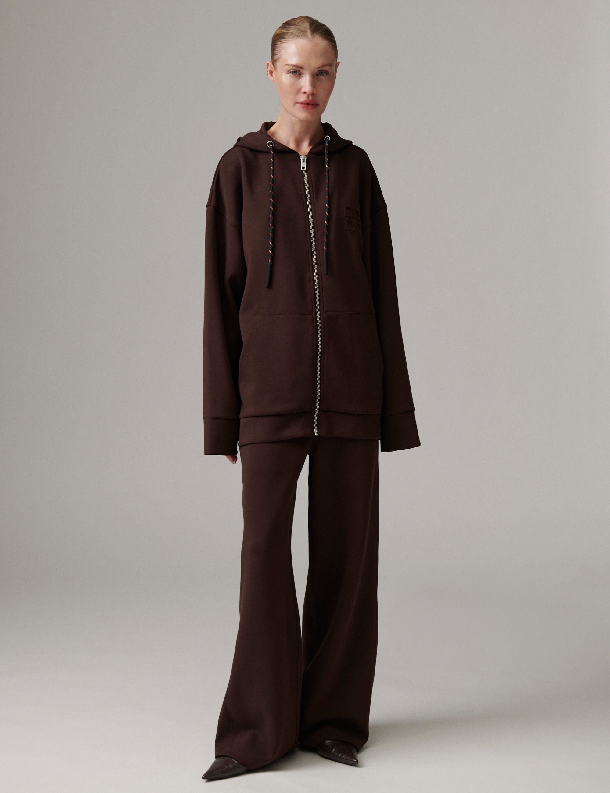DAY Birger ét Mikkelsen DAYVincy - Scuba - Hoddie Hoodie 190915 Coffee Bean