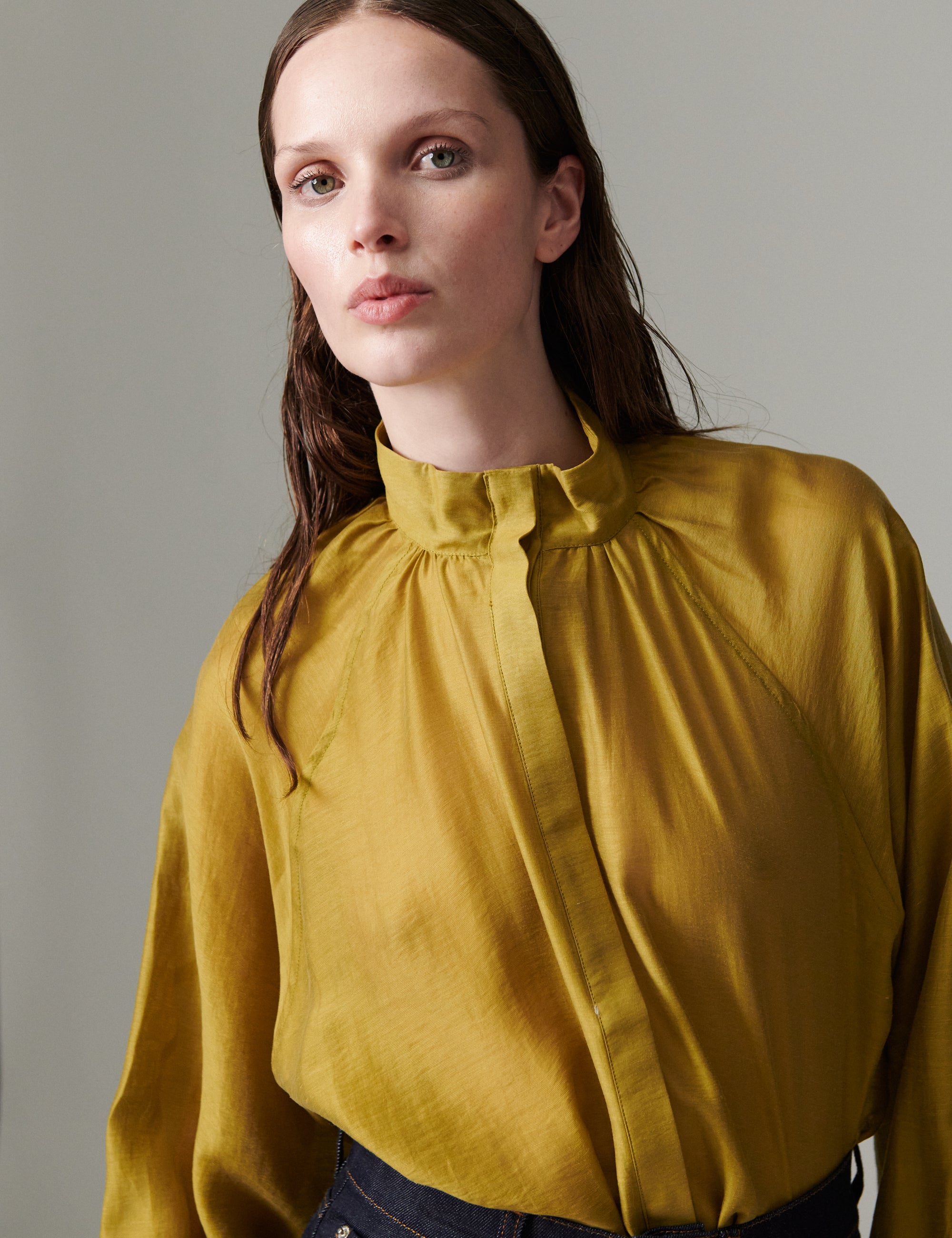 DAY Birger ét Mikkelsen DAYWayo - Linen Tento - Shirt Shirt 170836 ECRU OLIVE