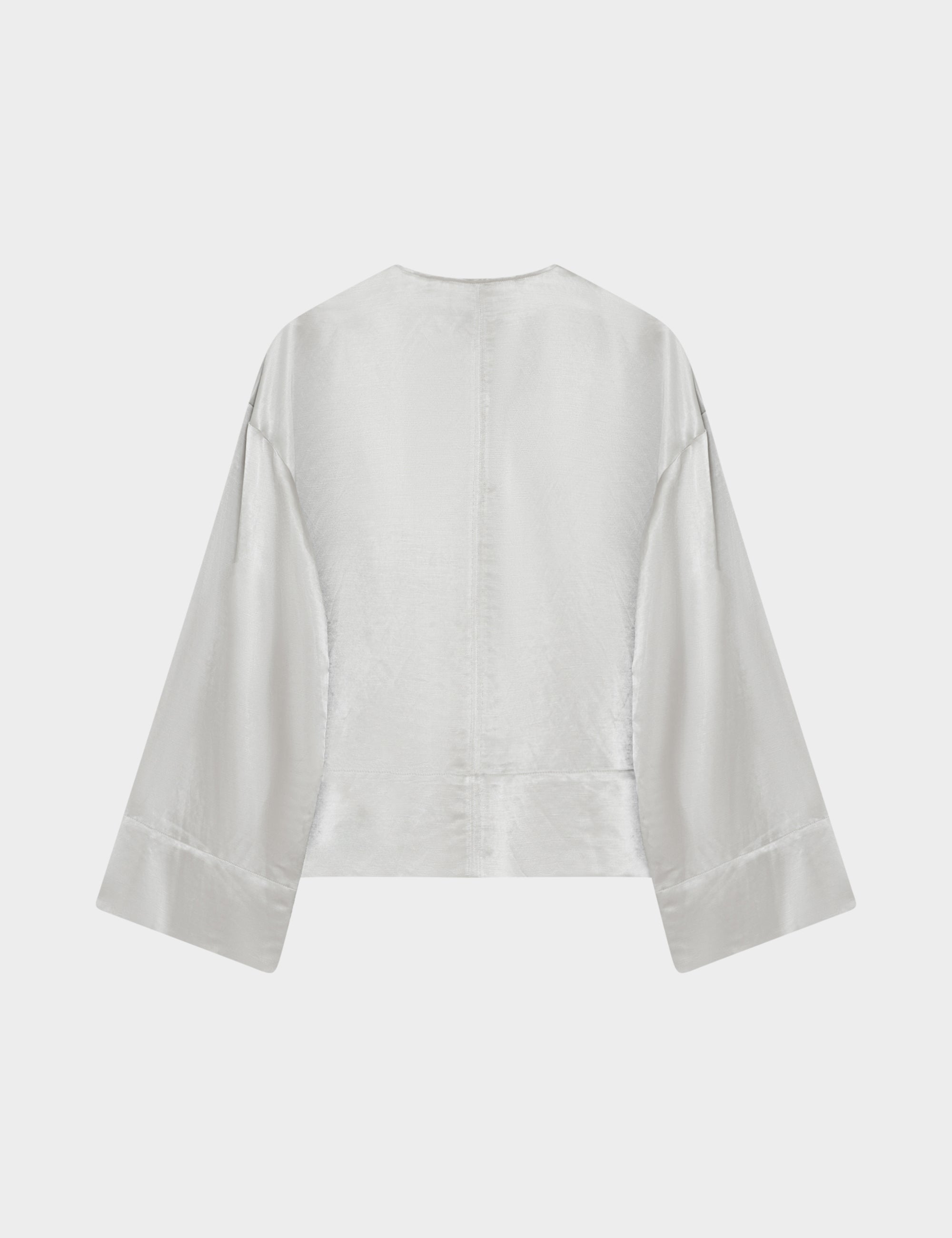 DAY Birger ét Mikkelsen Davies - High shine blend Shirts & Blouses 144102 GLACIER GREY