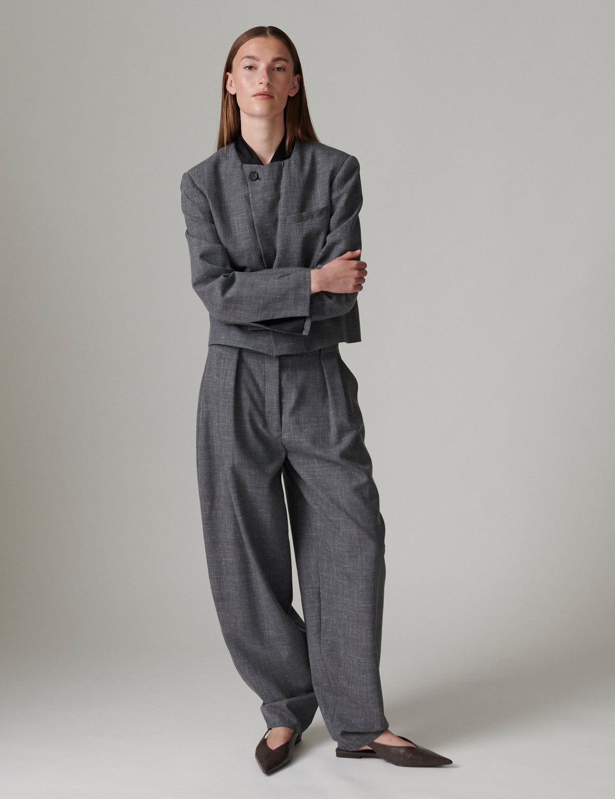 DAY Birger ét Mikkelsen DayHedi - Essential - Pants Pants 500006 Medium Grey Melange