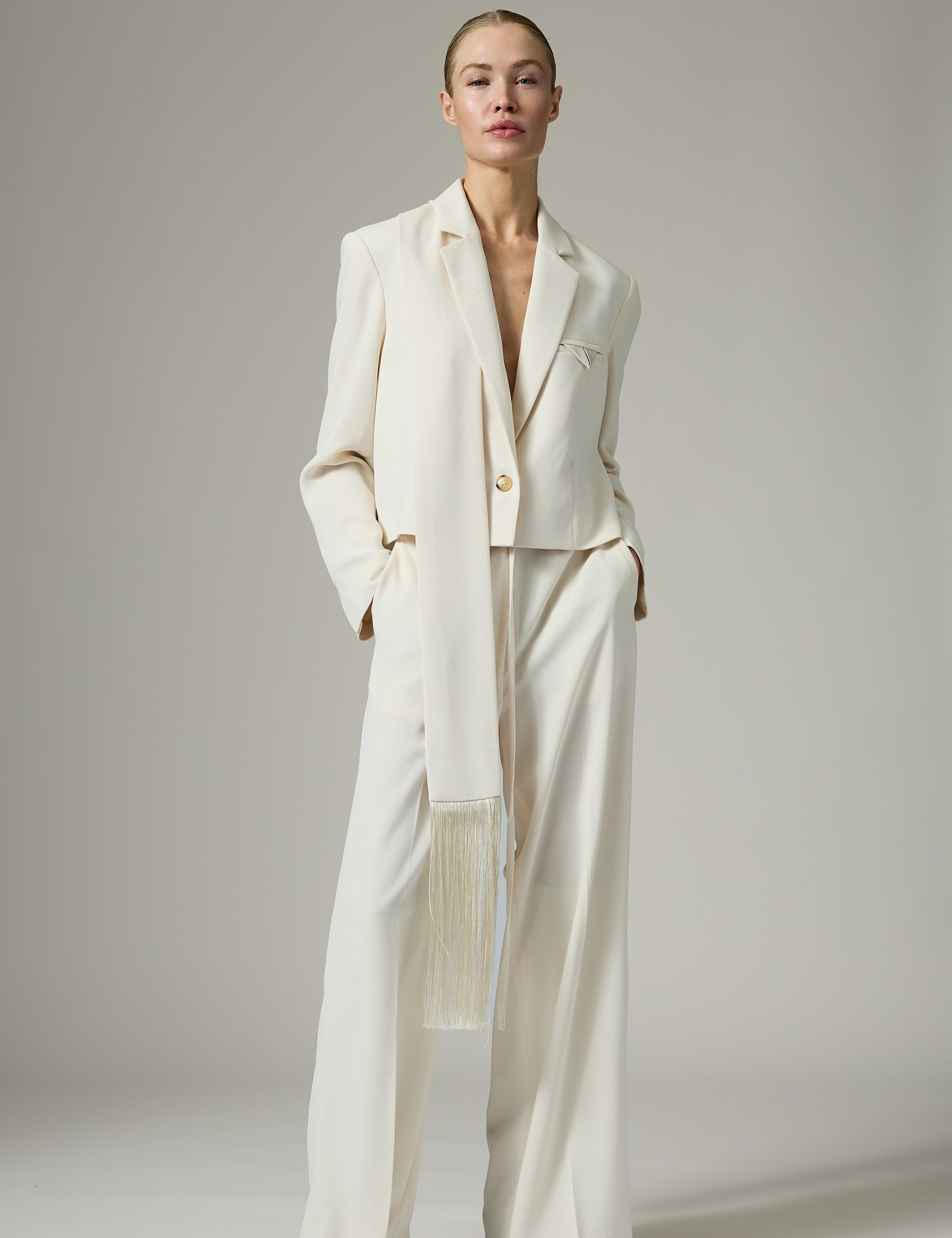 DAY Birger ét Mikkelsen Edie - Classic Gabardine - Blazer Blazer 01002 Ivory Shade