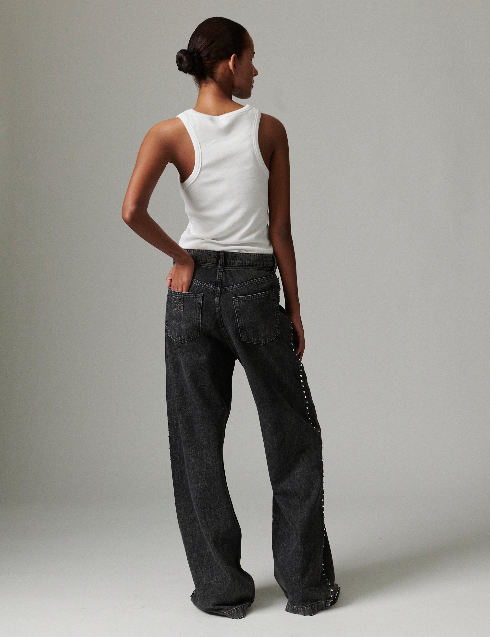 DAY Birger ét Mikkelsen Elijah - Embellished Denim Jeans 190303 BLACK