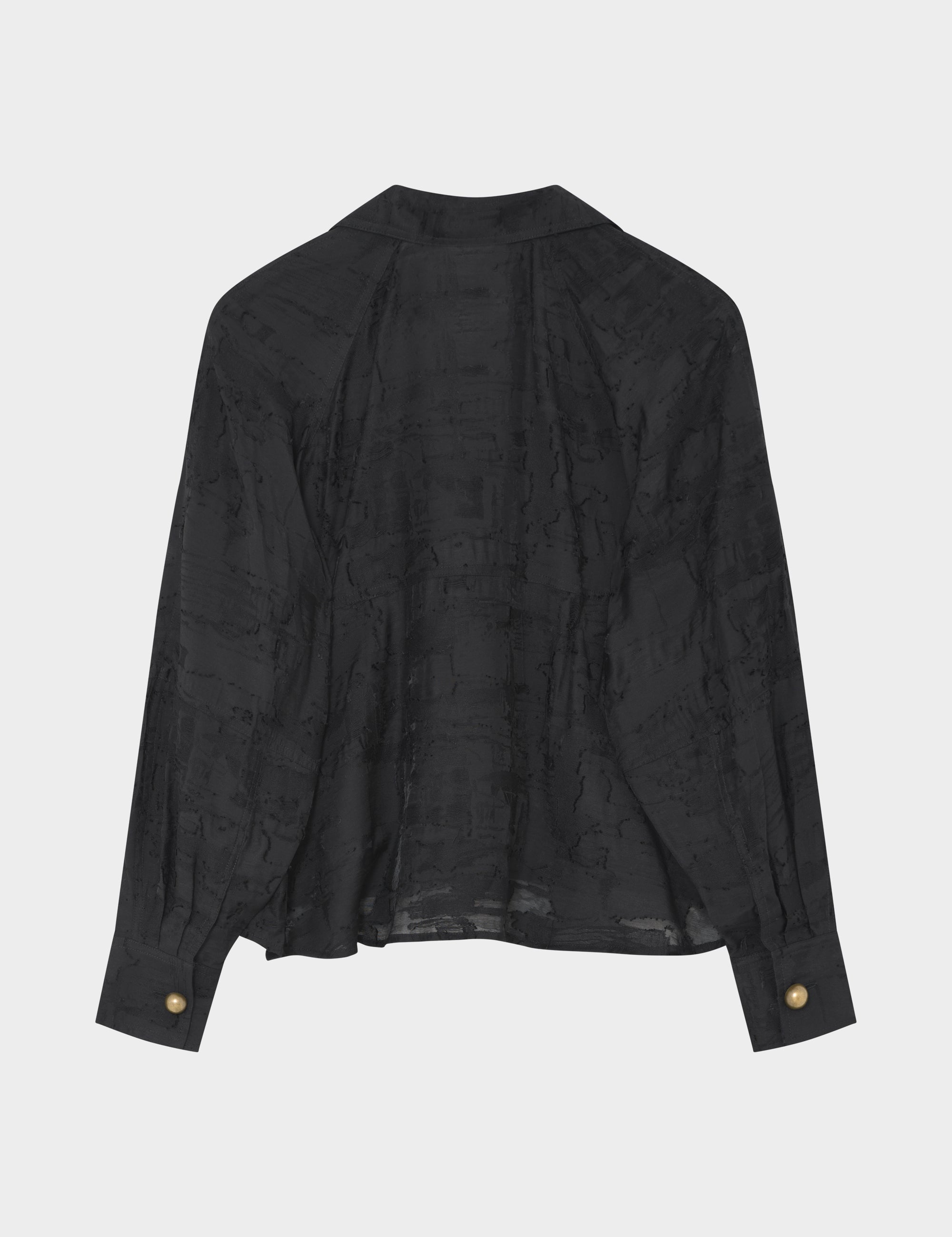 DAY Birger ét Mikkelsen Elston - Jacquard Torn Shirts & Blouses 190303 BLACK