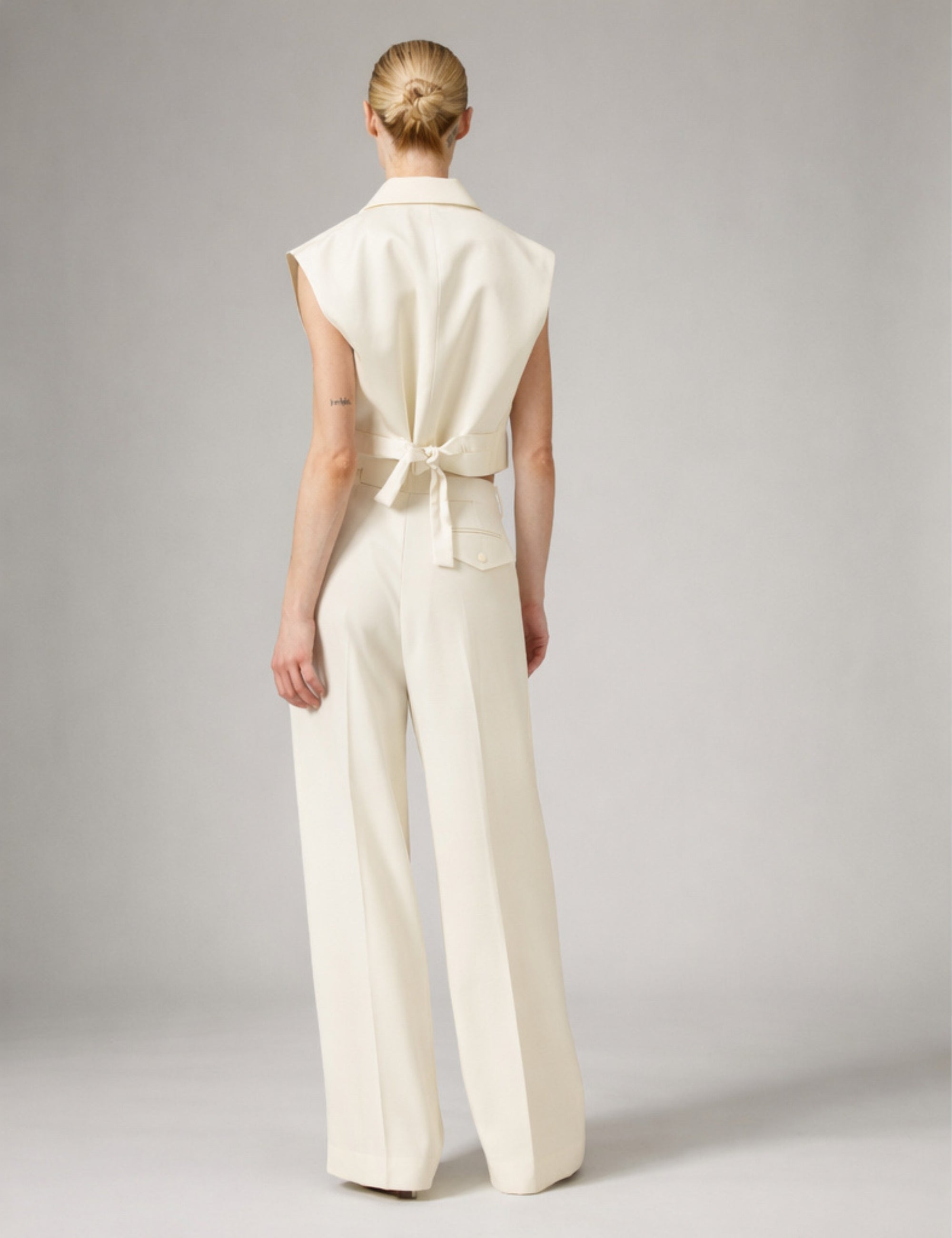DAY Birger ét Mikkelsen Enzo - Classic Gabardine - Pants Pants 01002 Ivory Shade