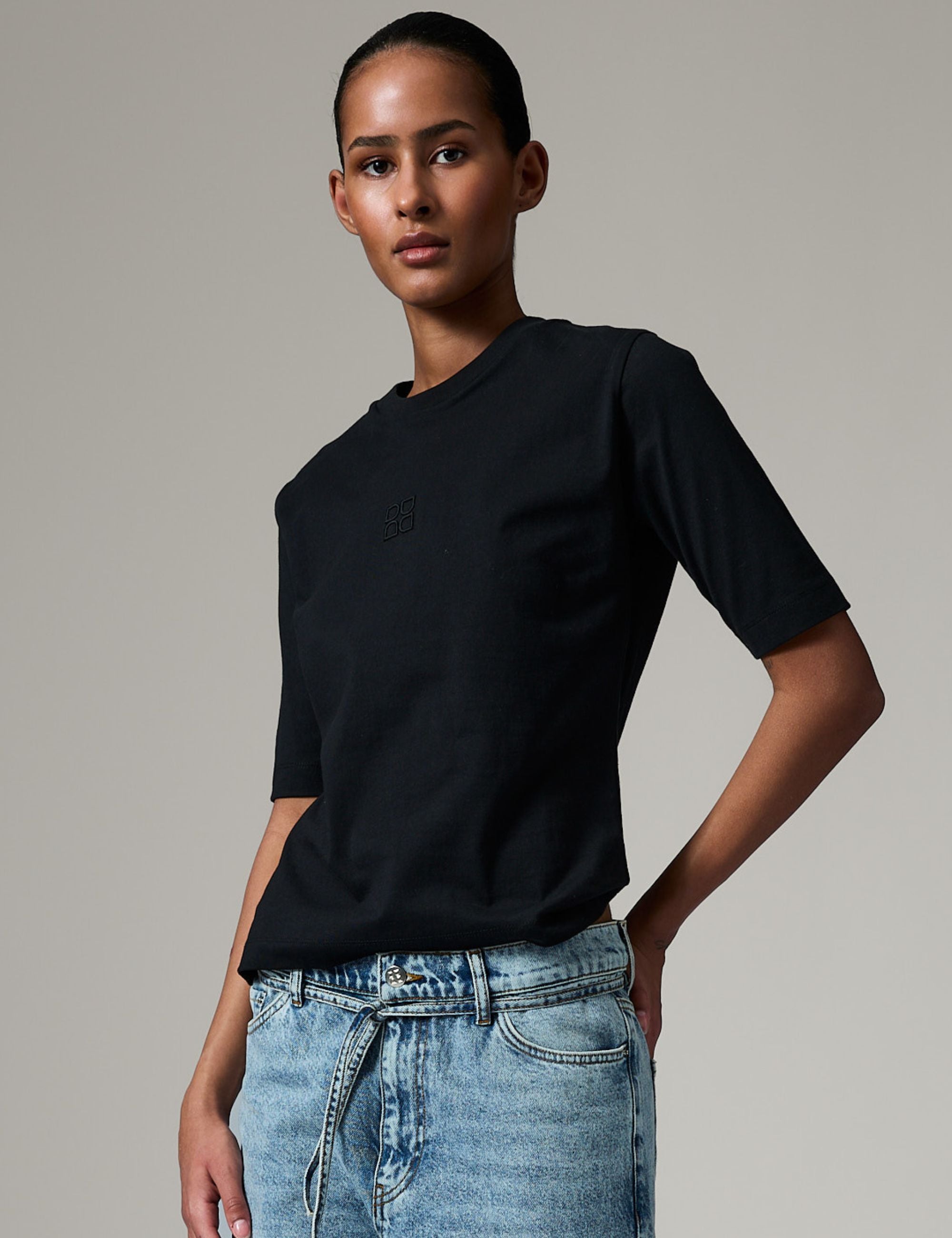 DAY Birger ét Mikkelsen Fipo - Heavy Jersey - T-shirt T-shirt 190303 Black