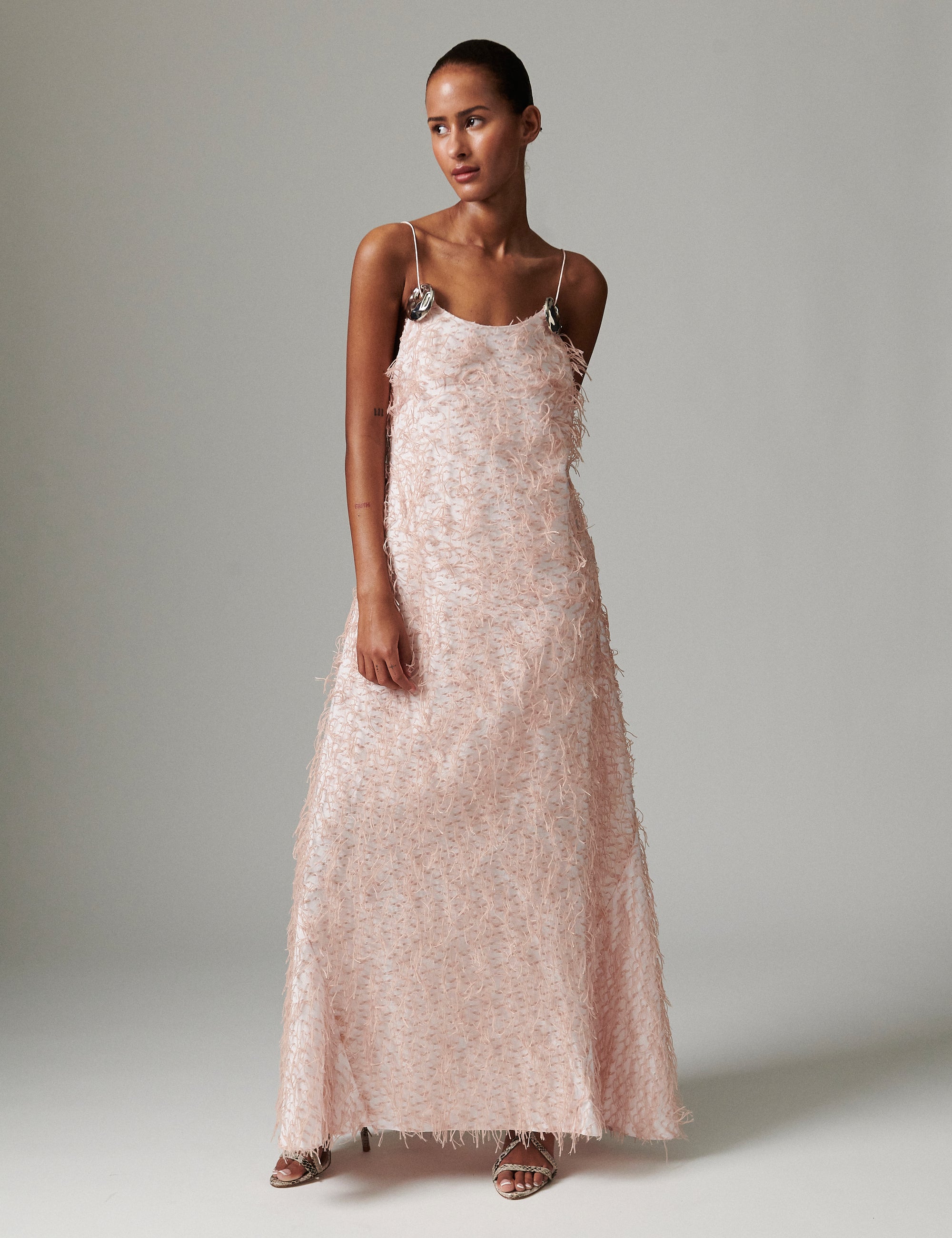 DAY Birger ét Mikkelsen Flio - Dobby Fringe Dress 112511 SHRINKING VIOLET