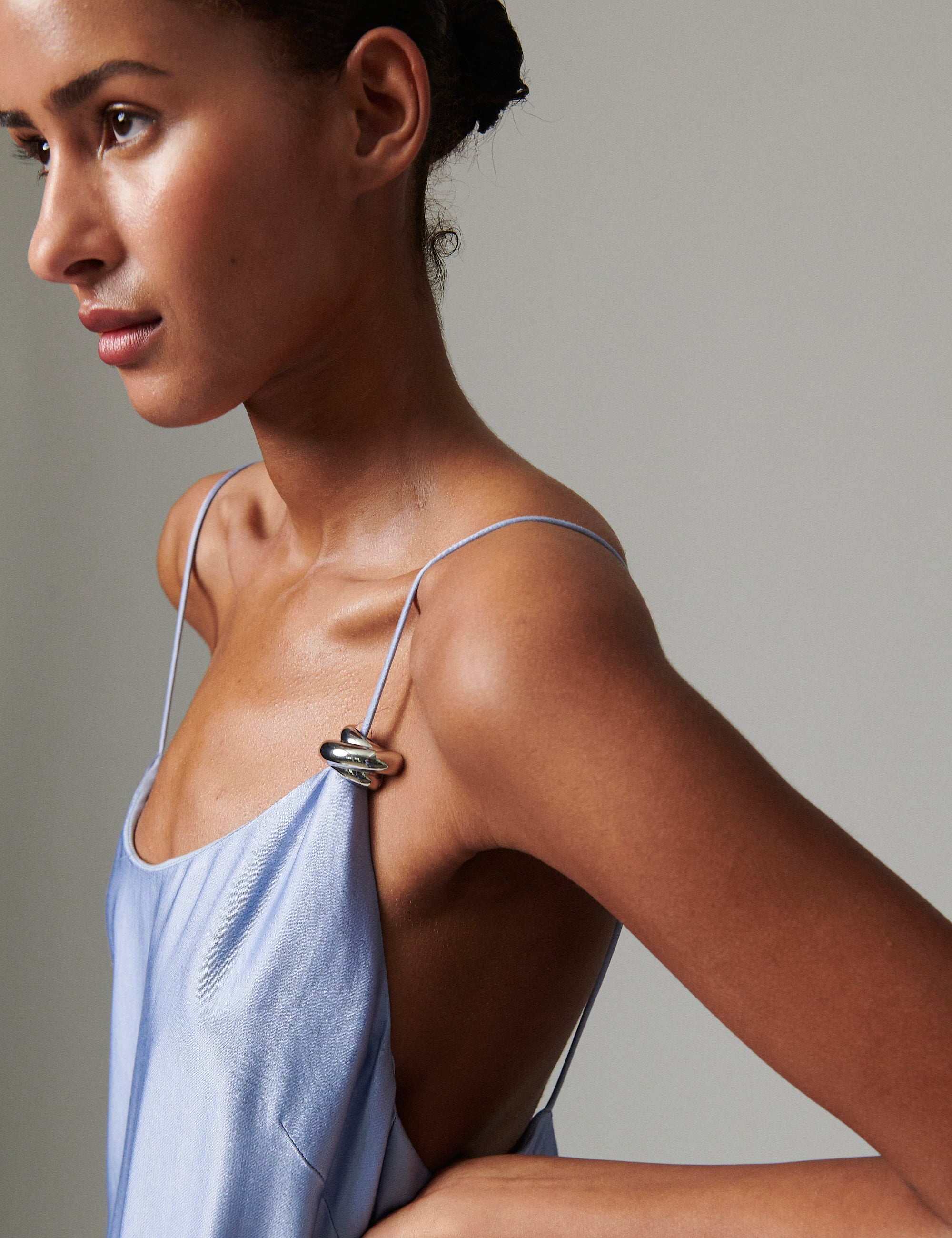 DAY Birger ét Mikkelsen Flio - Silky Touch Dress 163922 BRUNNERA BLUE