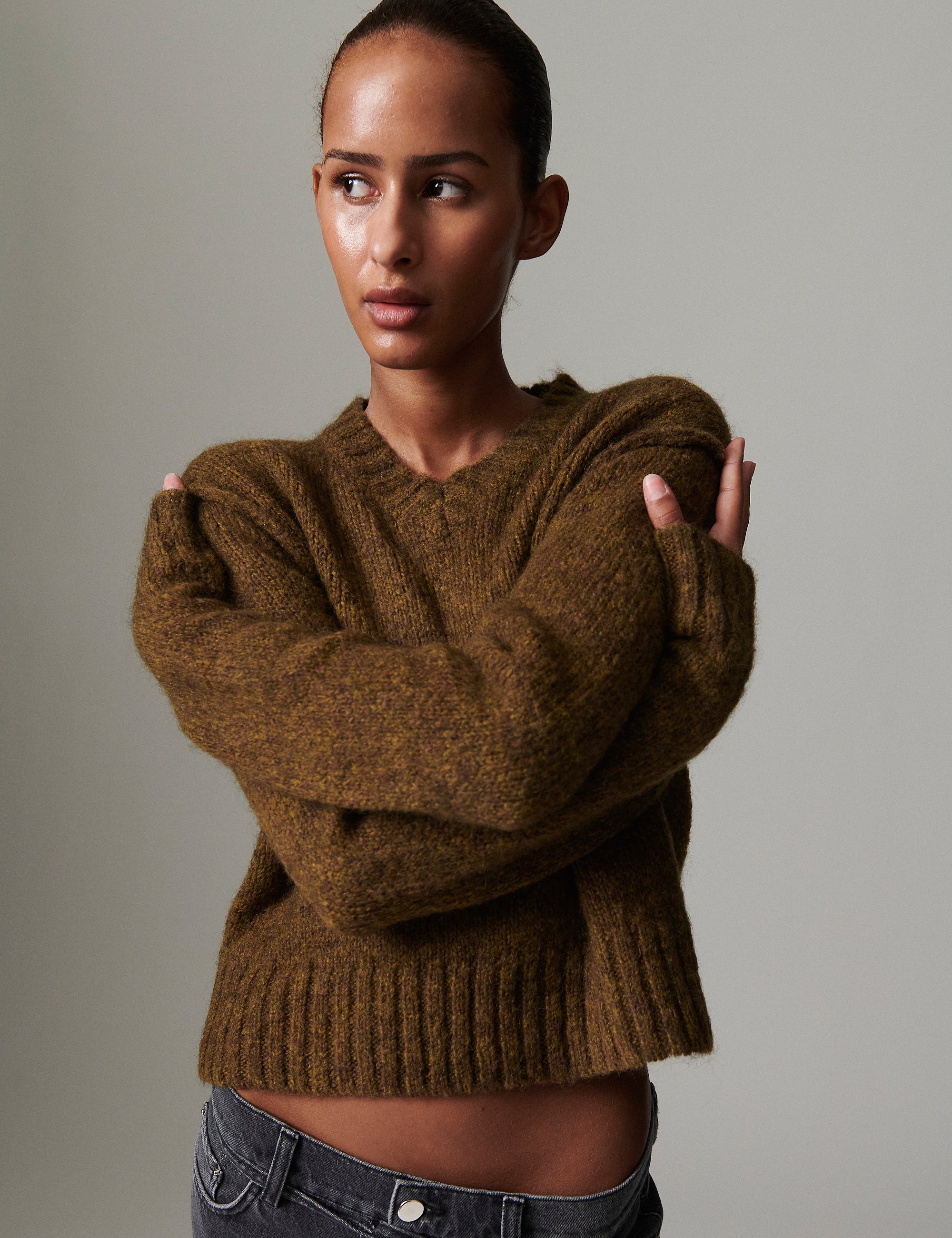 DAY Birger ét Mikkelsen Florent - Soft Mohair Pullover 500158 CAPERS MELANGE