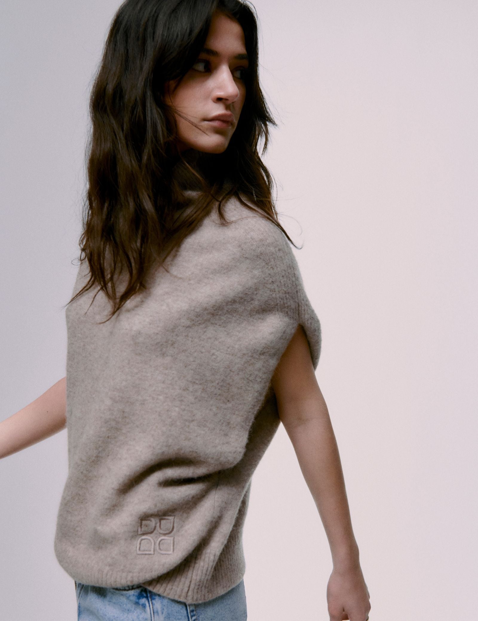 DAY Birger ét Mikkelsen Frodie - Cozy Days Vest 500082 Hazel Melange