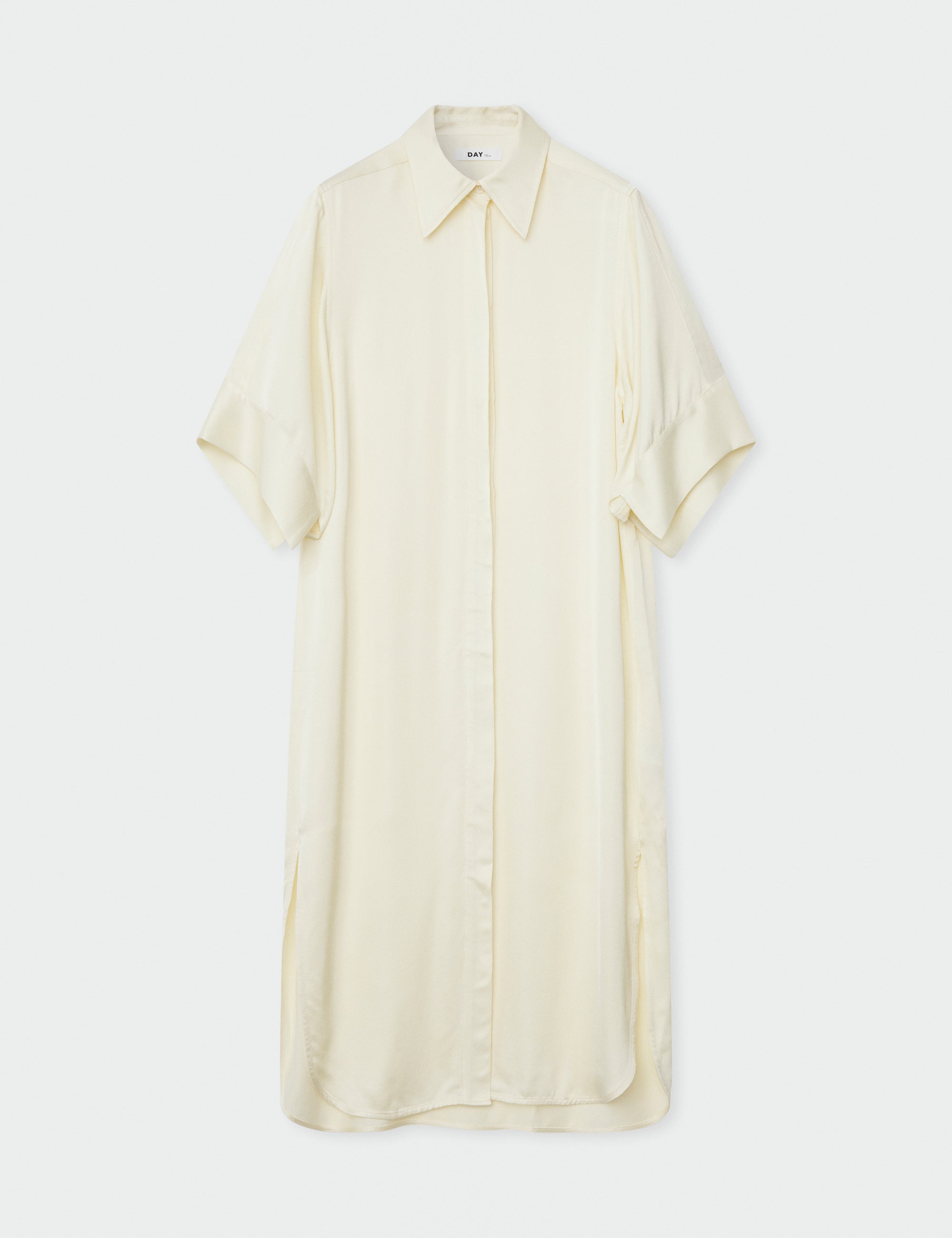 DAY Birger ét Mikkelsen Genevieve - Fluid Viscose Dress 110507 WINTER WHITE
