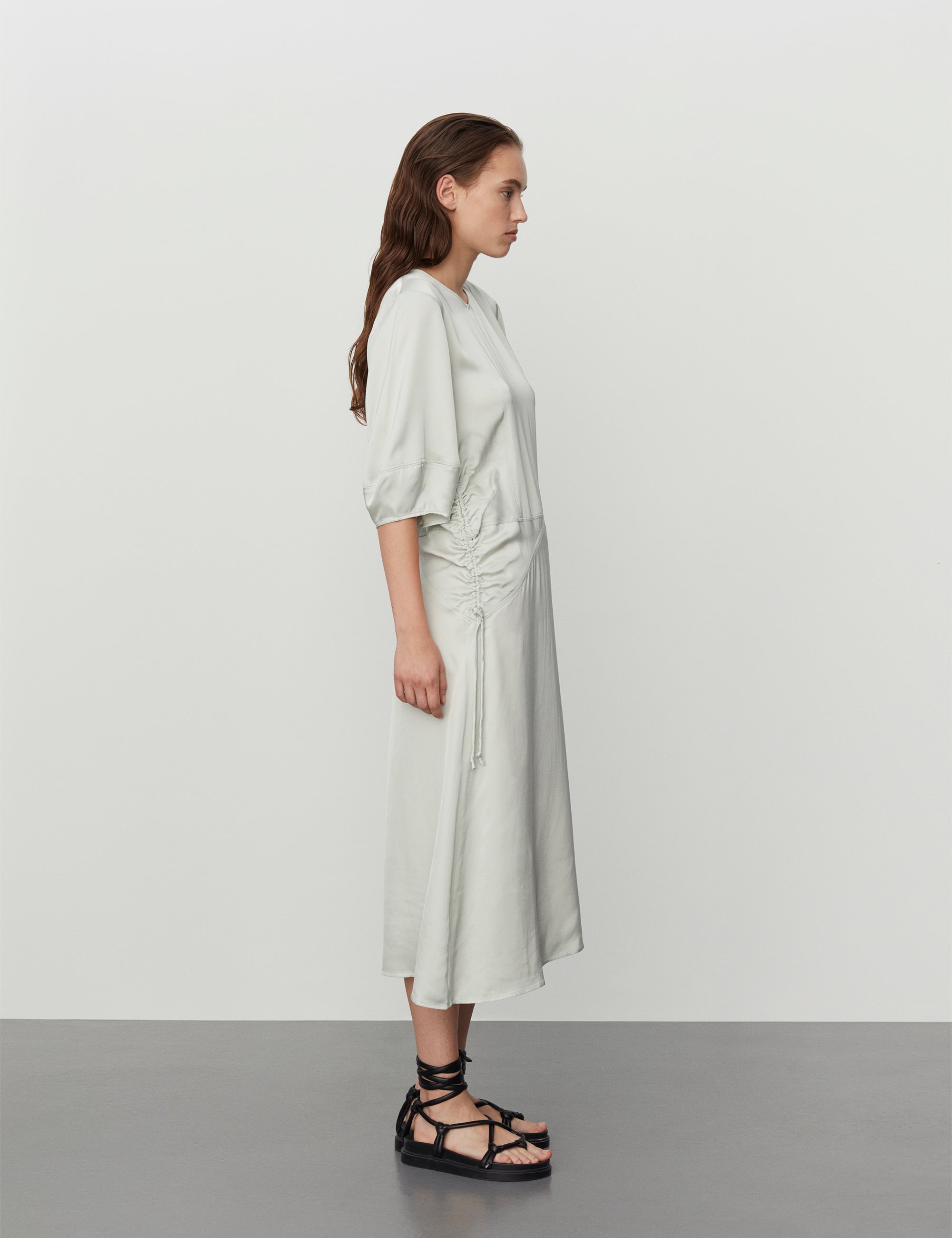 DAY Birger ét Mikkelsen Gia - Fluid Viscose Dress 144504 SKY GRAY