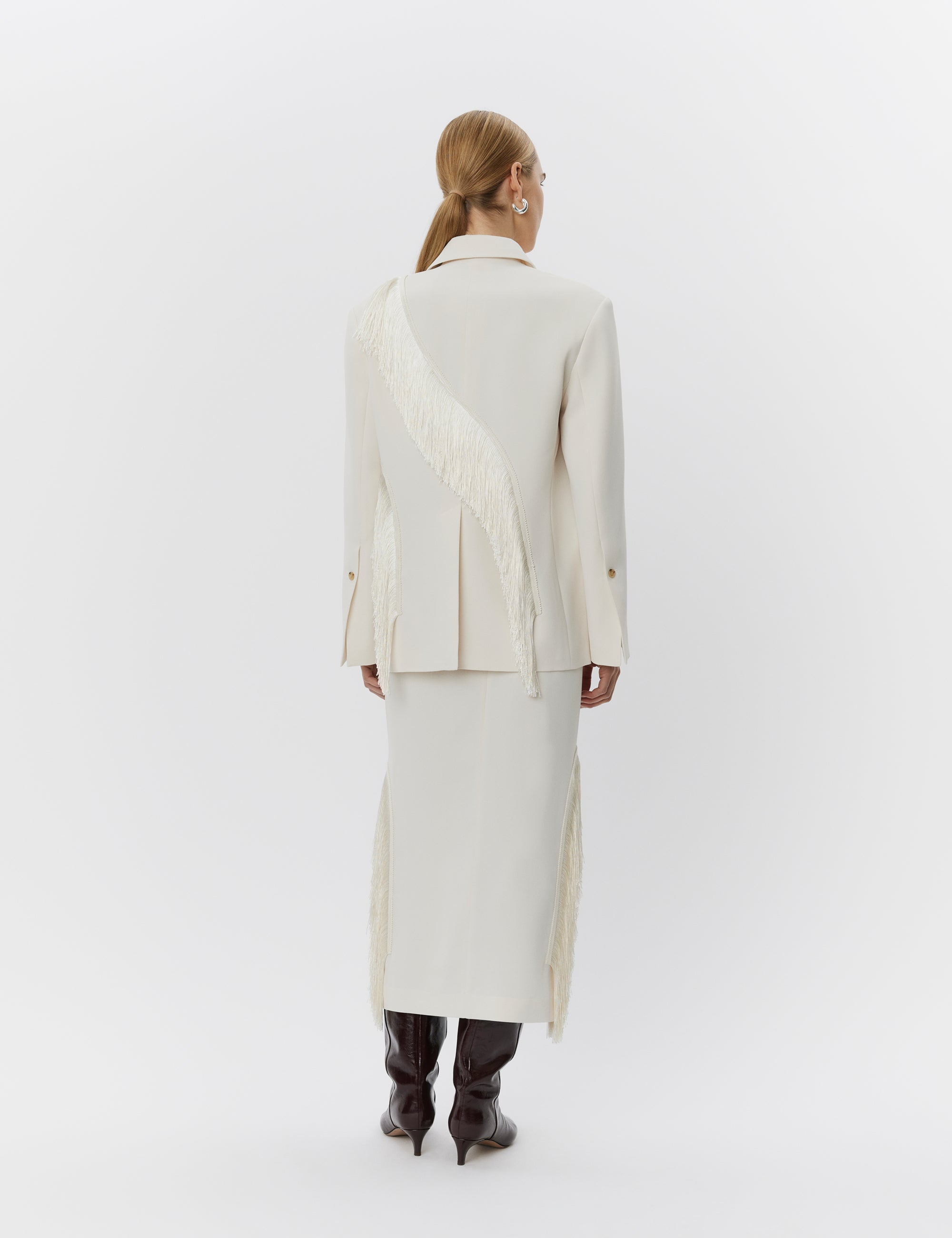 DAY Birger ét Mikkelsen Havey - Classic Gabardine Blazer 01002 Ivory Shade