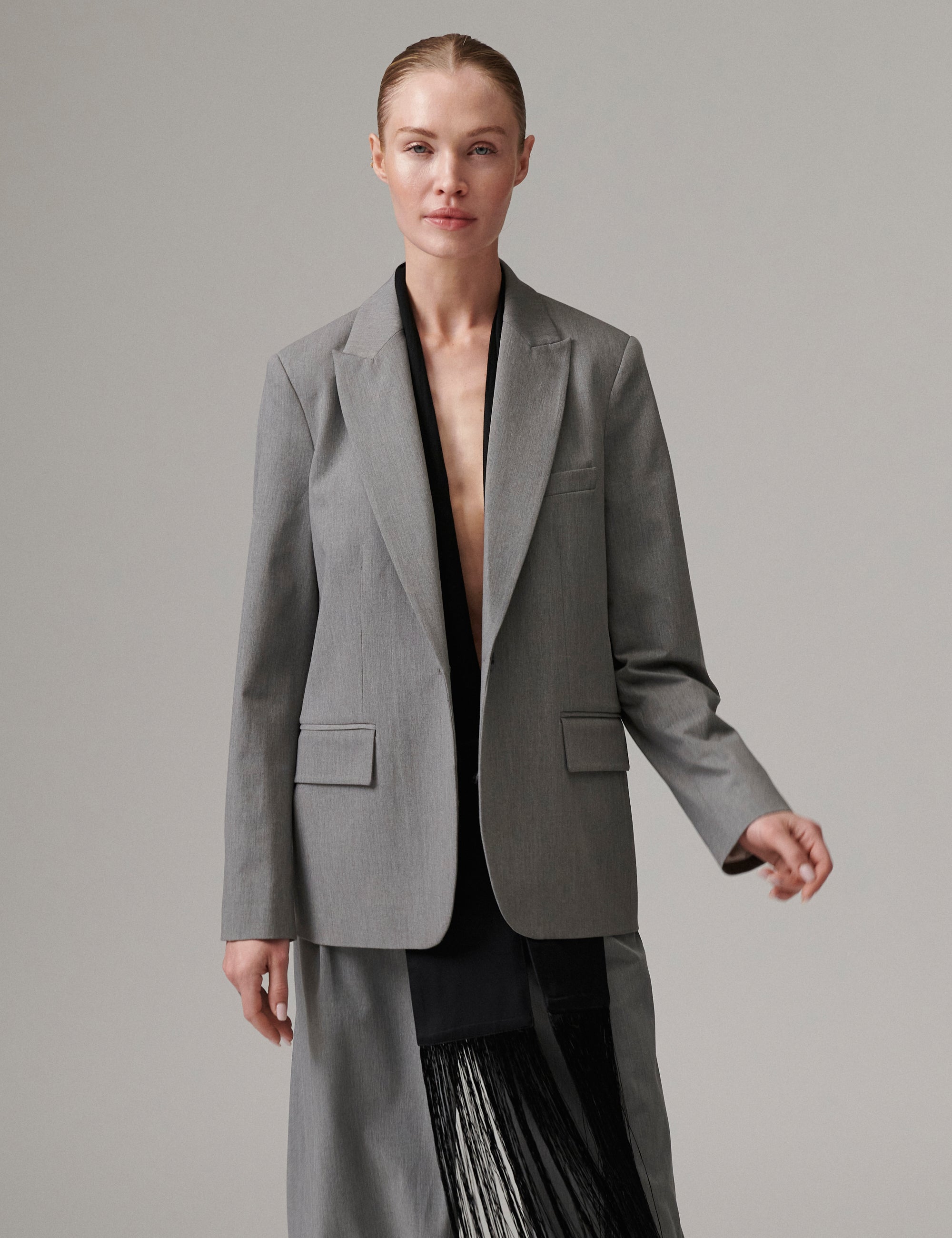 DAY Birger ét Mikkelsen Hector - Classic Gab Blazer 500006 Medium Grey Melange