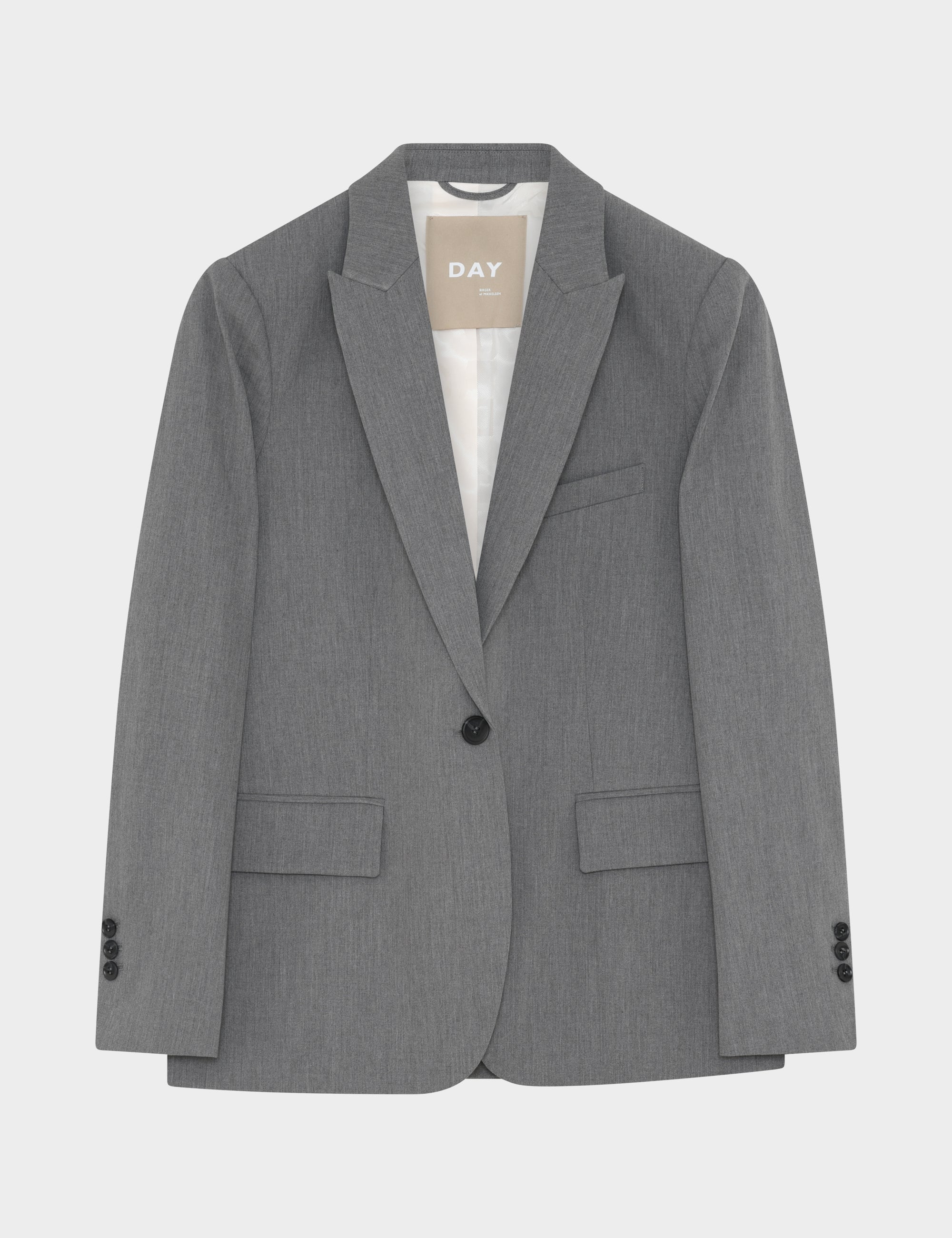 DAY Birger ét Mikkelsen Hector - Classic Gab Blazer 500006 Medium Grey Melange