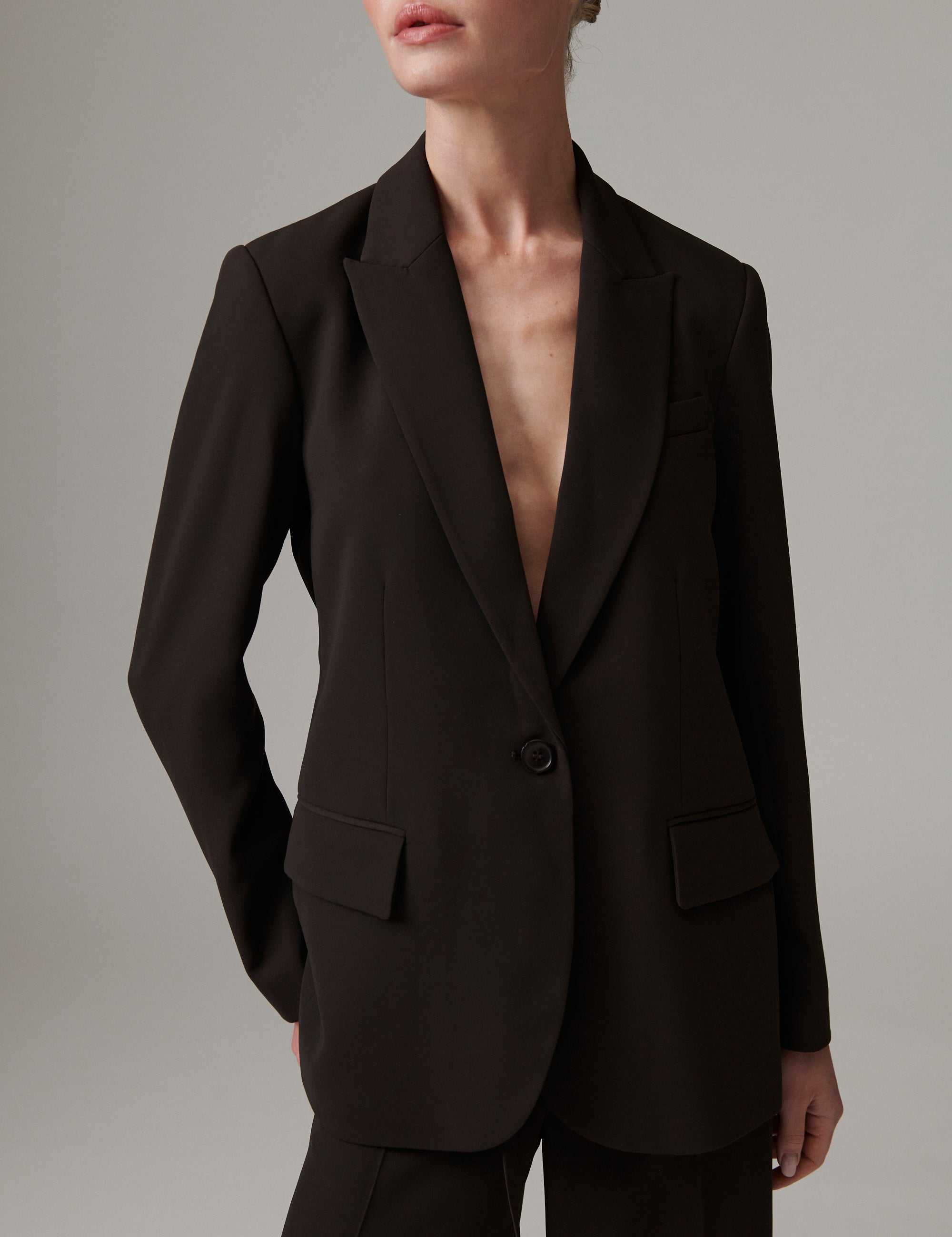 DAY Birger ét Mikkelsen Hector - Classic Gabardine Blazer 191018 Ganache