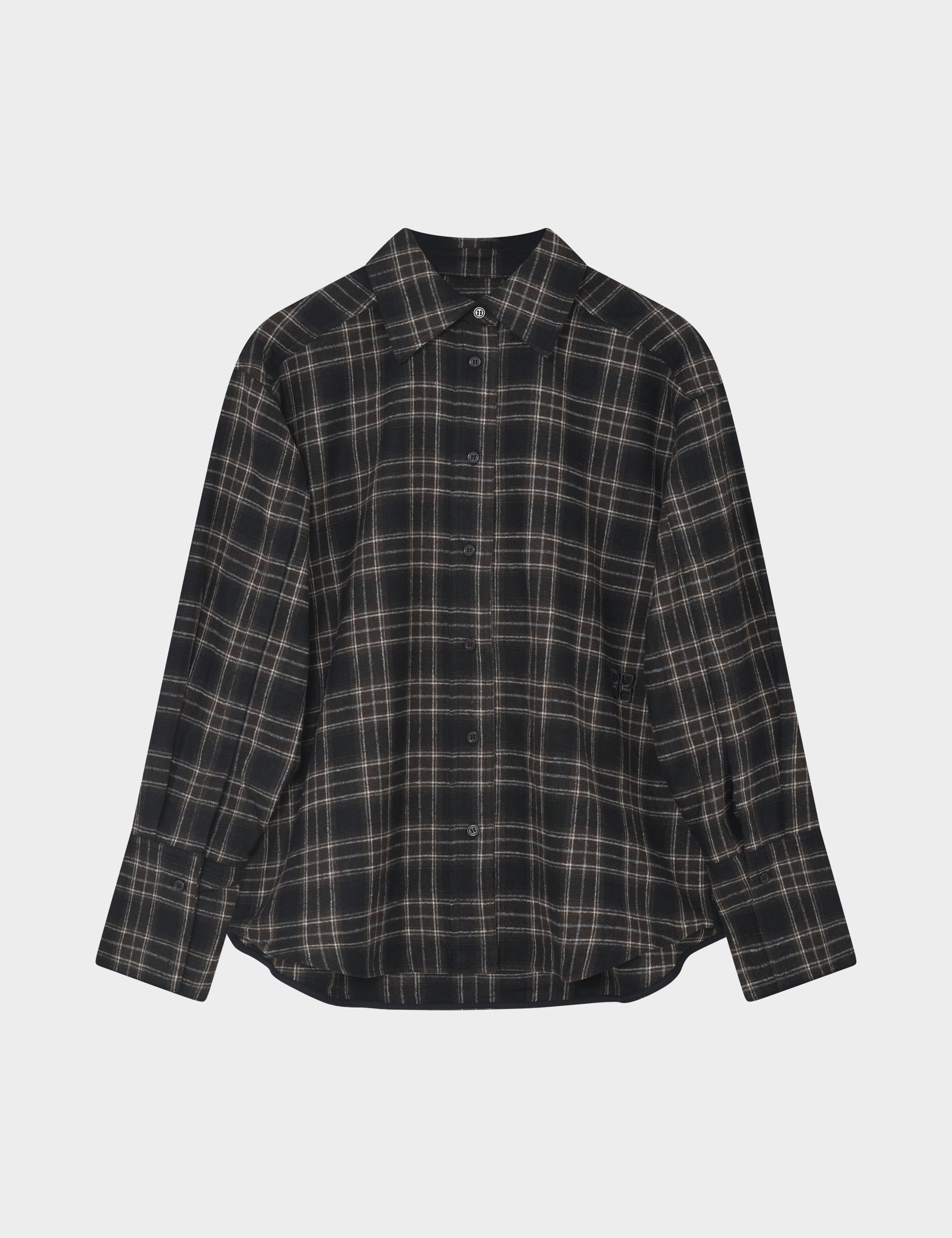 DAY Birger ét Mikkelsen Henri - Flannel Luxe - Shirt Shirt 194104 EBONY