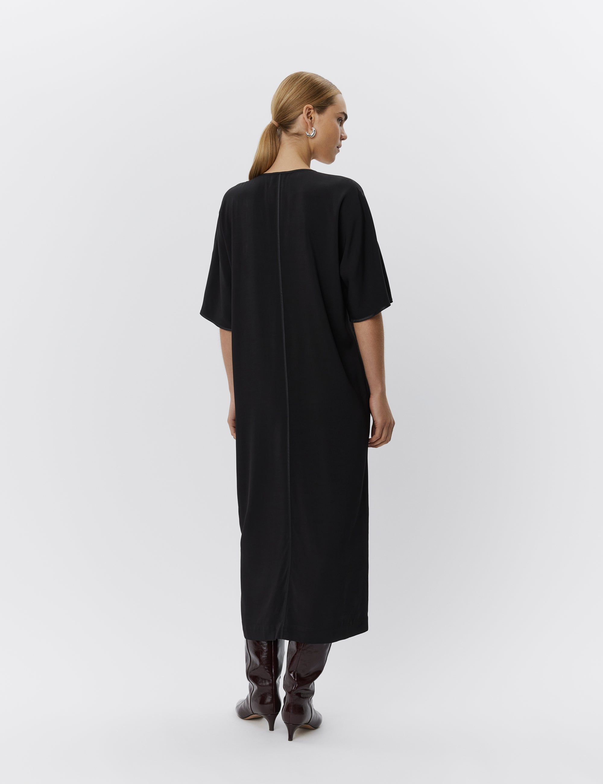 DAY Birger ét Mikkelsen Hill - LIght Modern Twill Dress 190303 BLACK