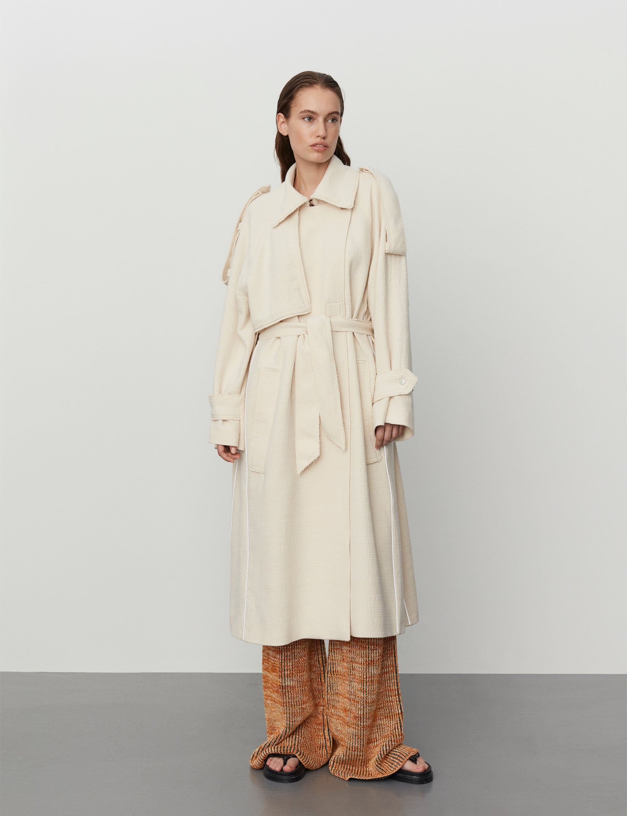 DAY Birger ét Mikkelsen Holden - Spring Texture Coat 110104 Vanilla Ice