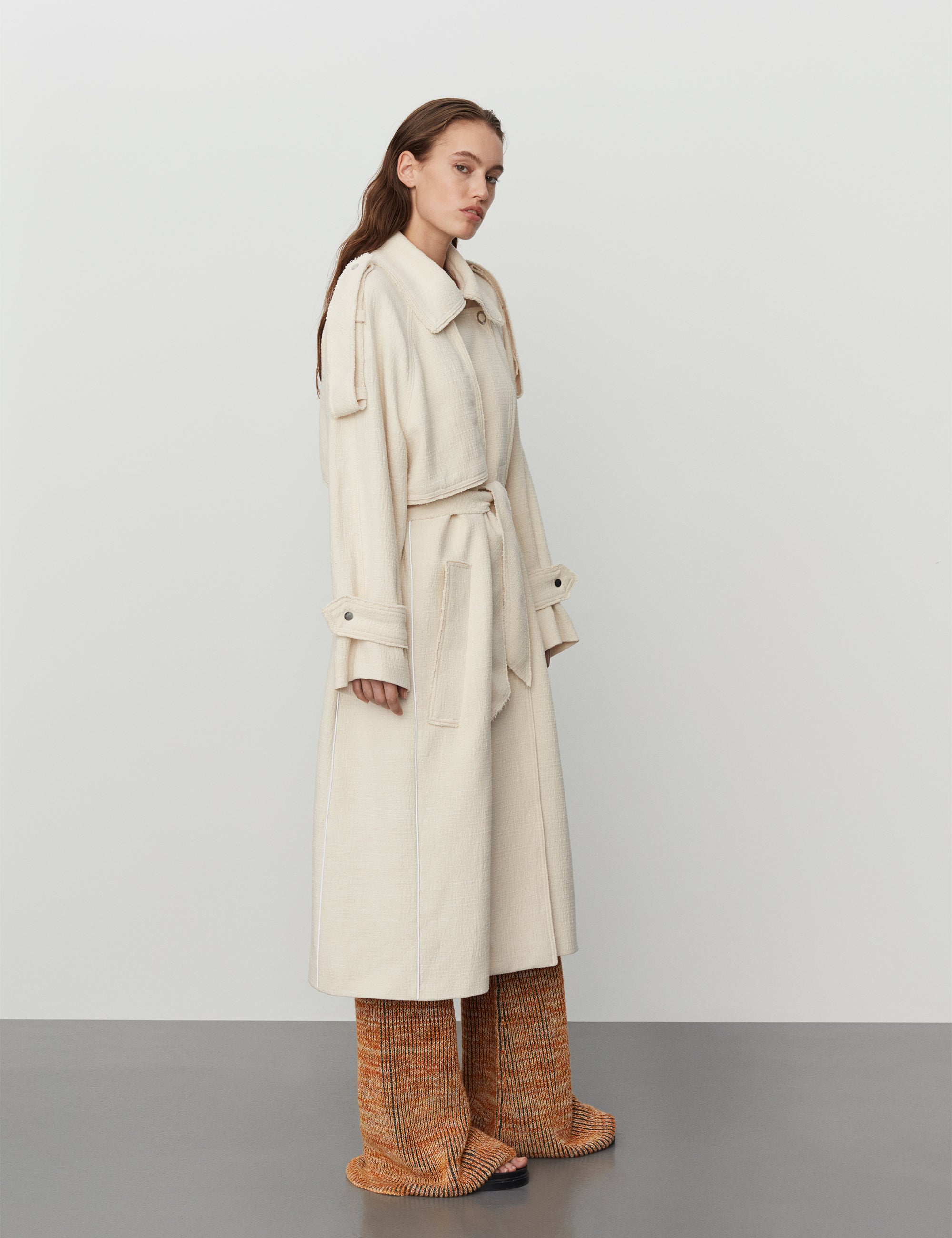 DAY Birger ét Mikkelsen Holden - Spring Texture Coat 110104 Vanilla Ice