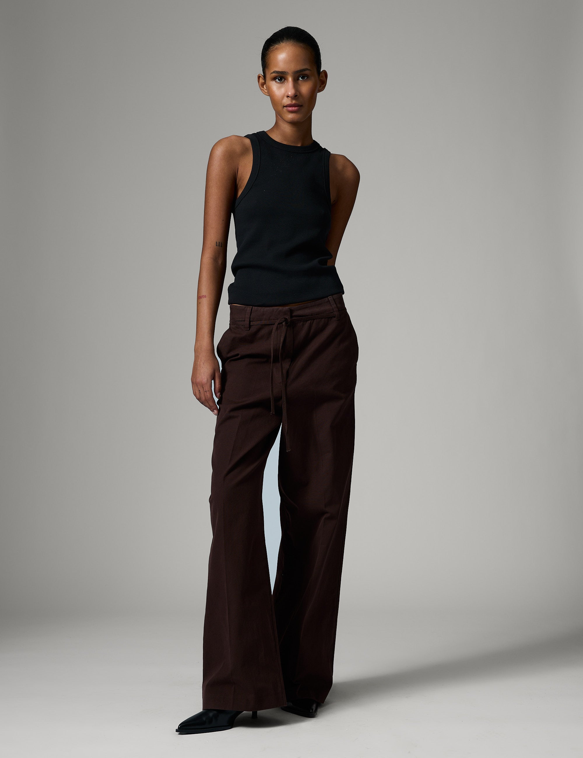 DAY Birger ét Mikkelsen Jade - Modern Canvas Pants 190915 Coffee Bean