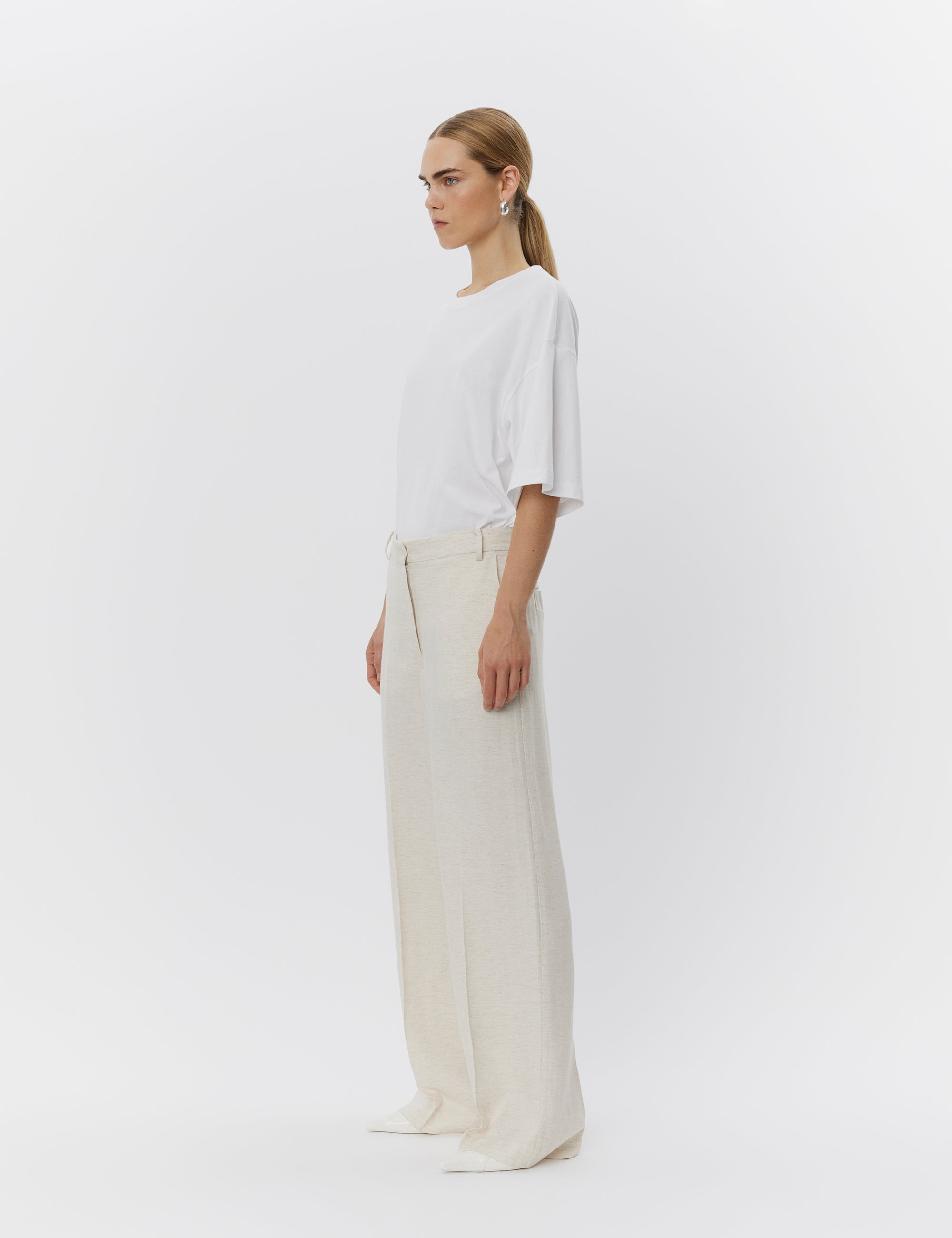 DAY Birger ét Mikkelsen Jade - Summer Tweed Pants 120110 PISTACHIO SHELL.