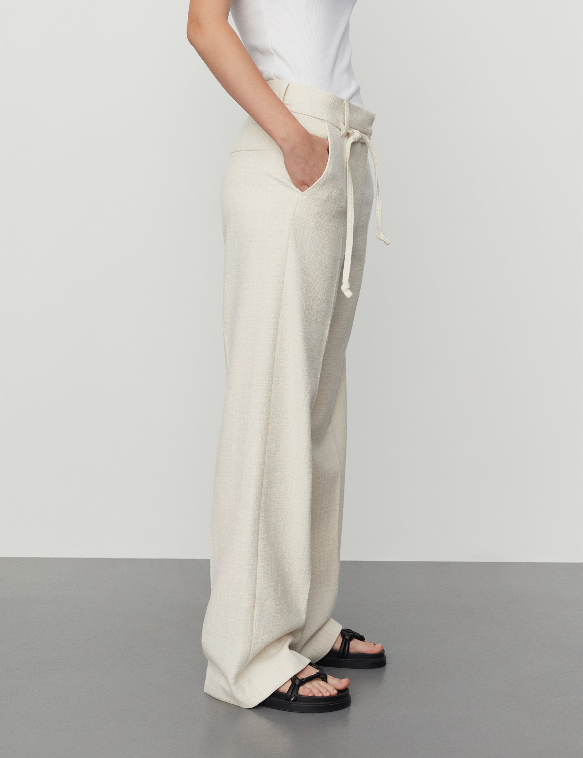 DAY Birger ét Mikkelsen Jade - Tactile Cotton Structure Pants 110605 Jet Stream