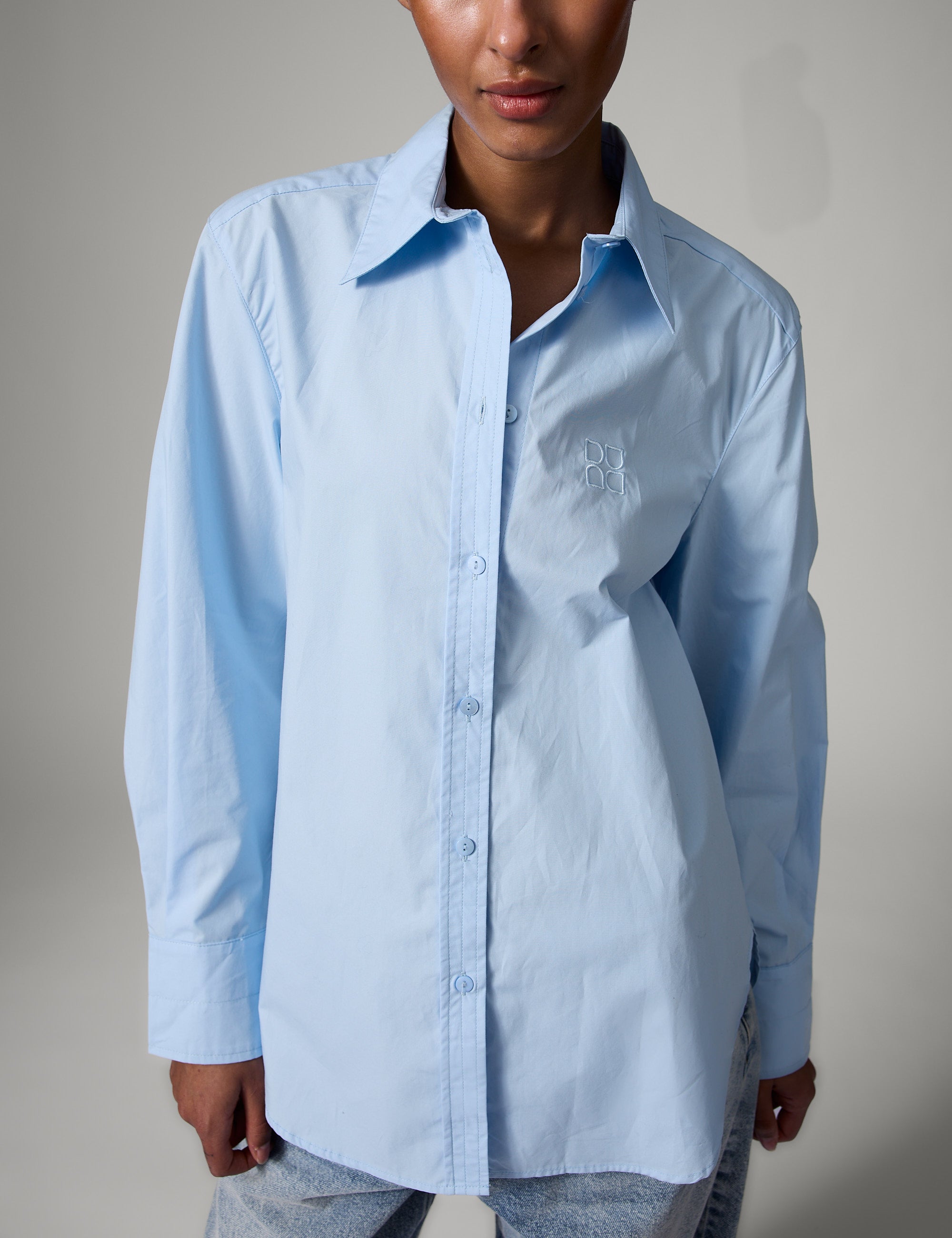 DAY Birger ét Mikkelsen Jojo - Poplina - Shirts Shirt 154030 Chambray blue