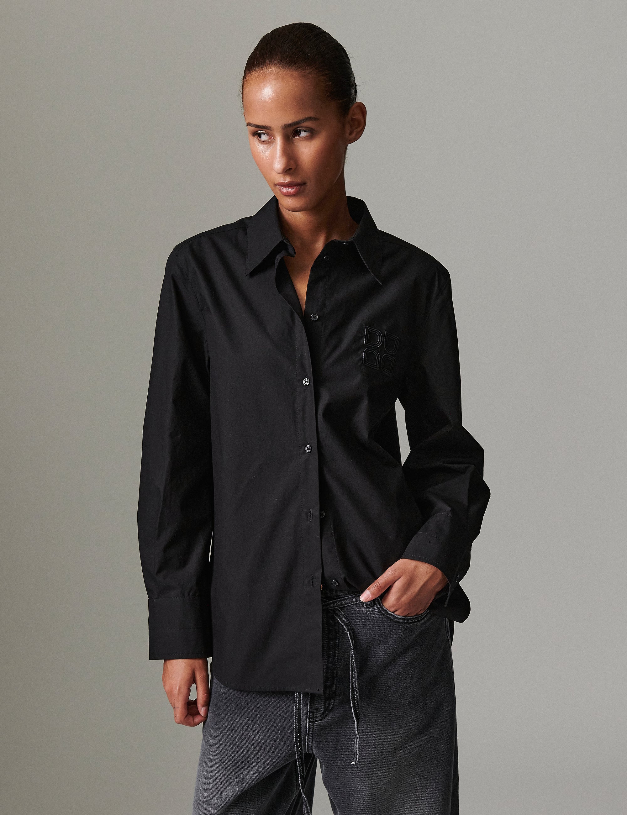 DAY Birger ét Mikkelsen Jojo - Poplina Shirts & Blouses 190303 BLACK