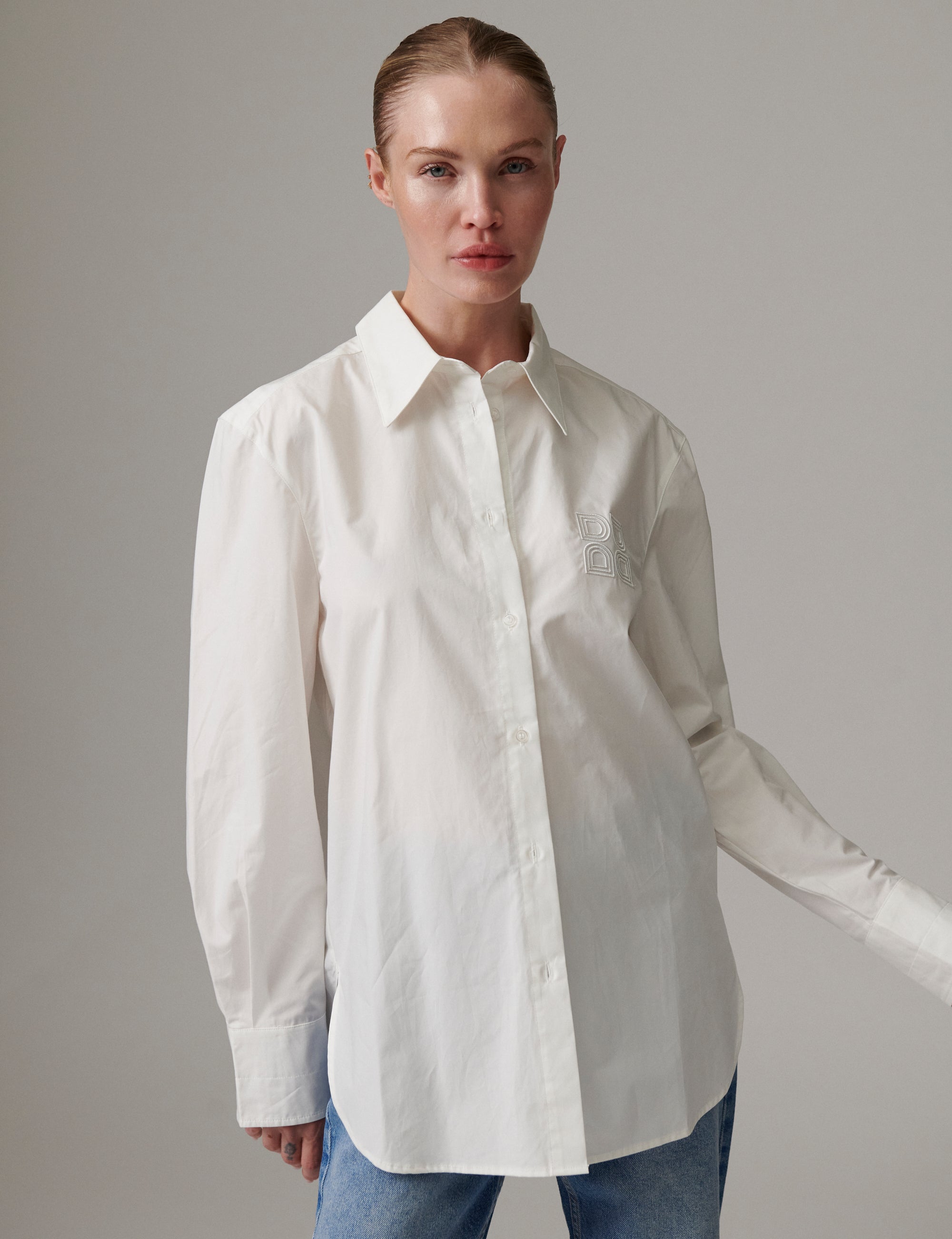 DAY Birger ét Mikkelsen Jojo - Poplina - Shirts Shirt 110601 Bright White