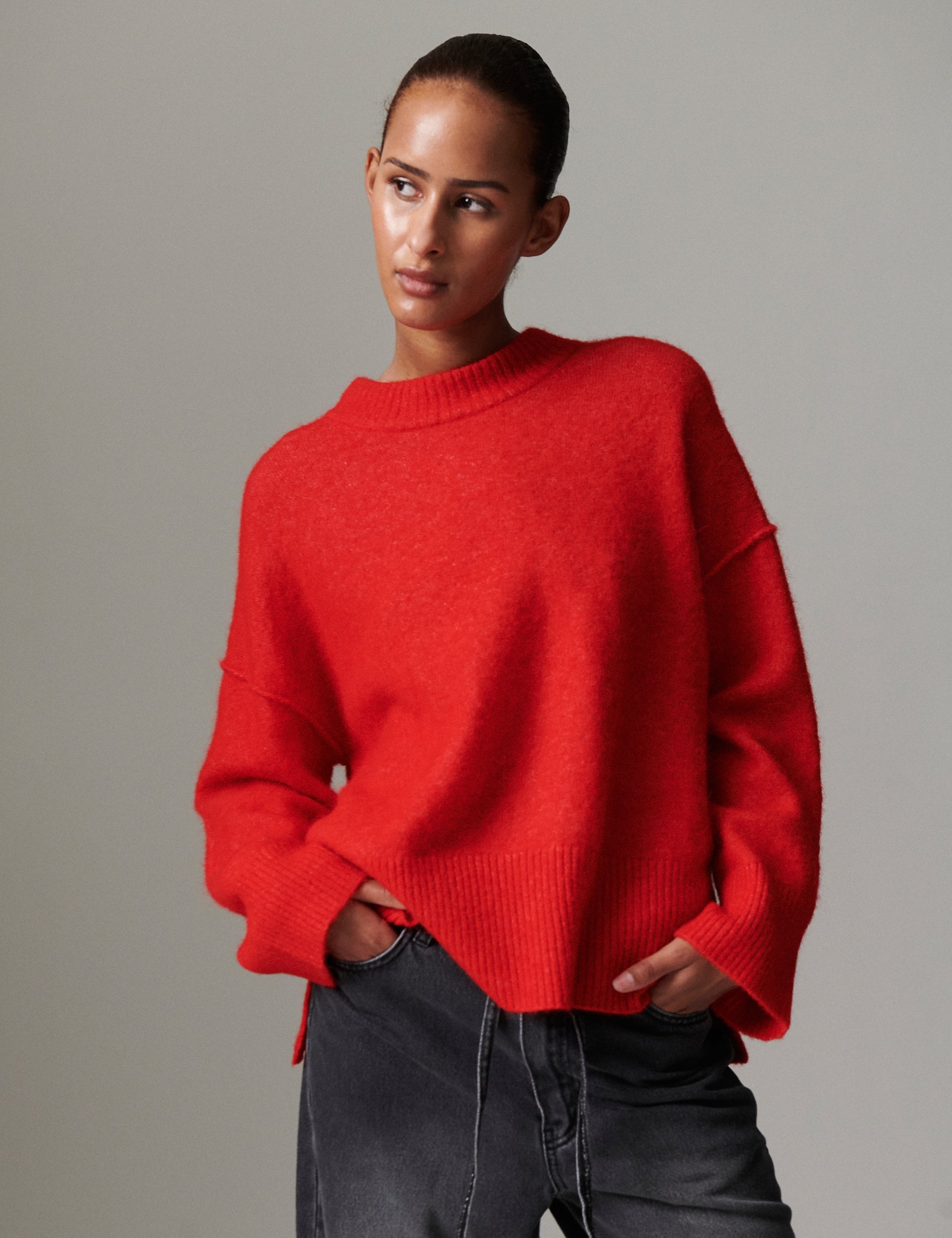 DAY Birger ét Mikkelsen Josie - Cozy Days Pullover 181664 FIERY RED.