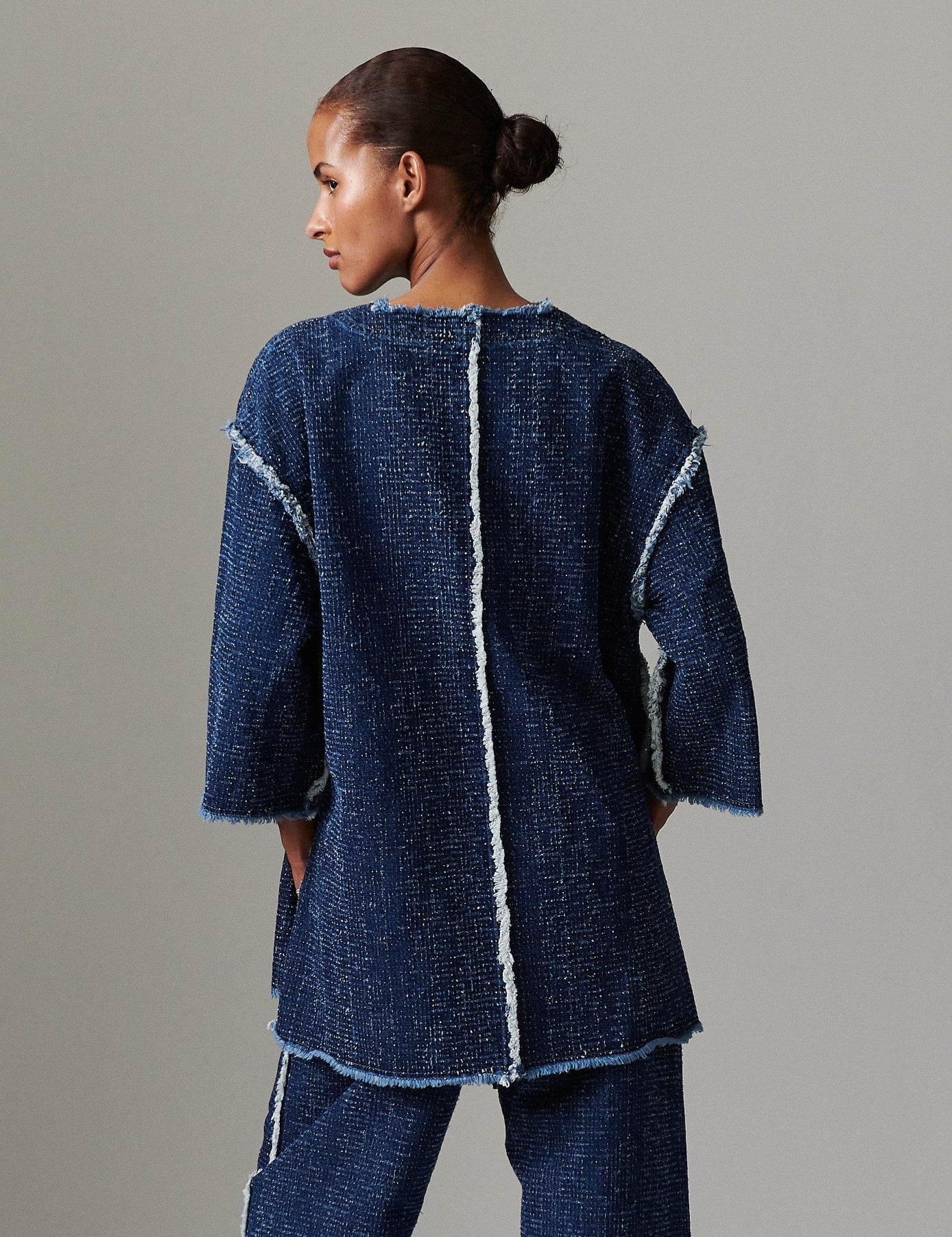 DAY Birger ét Mikkelsen Katrin - Punch Denim Tops & T-Shirts 04048 Peacoat