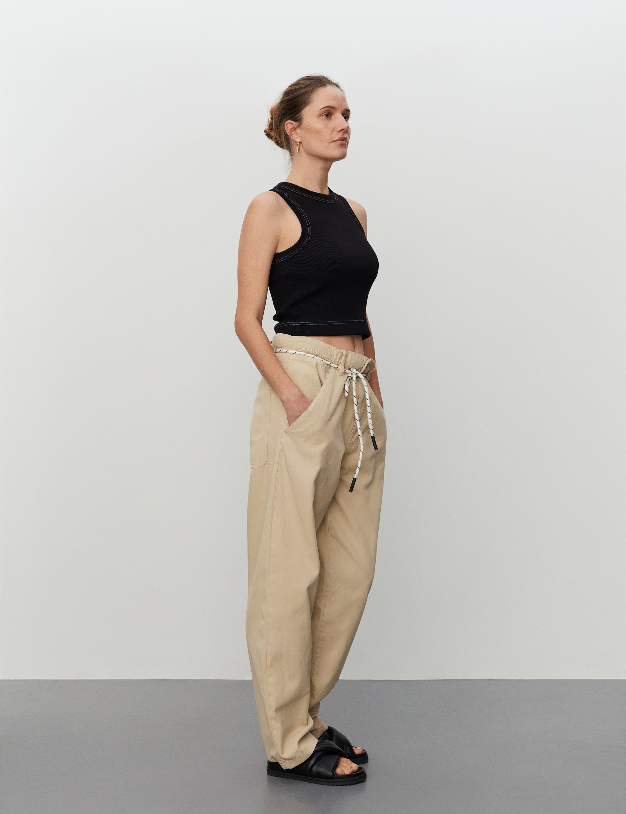 DAY Birger ét Mikkelsen Kuno - Canvas Twill Pants 151216 Pale Khaki