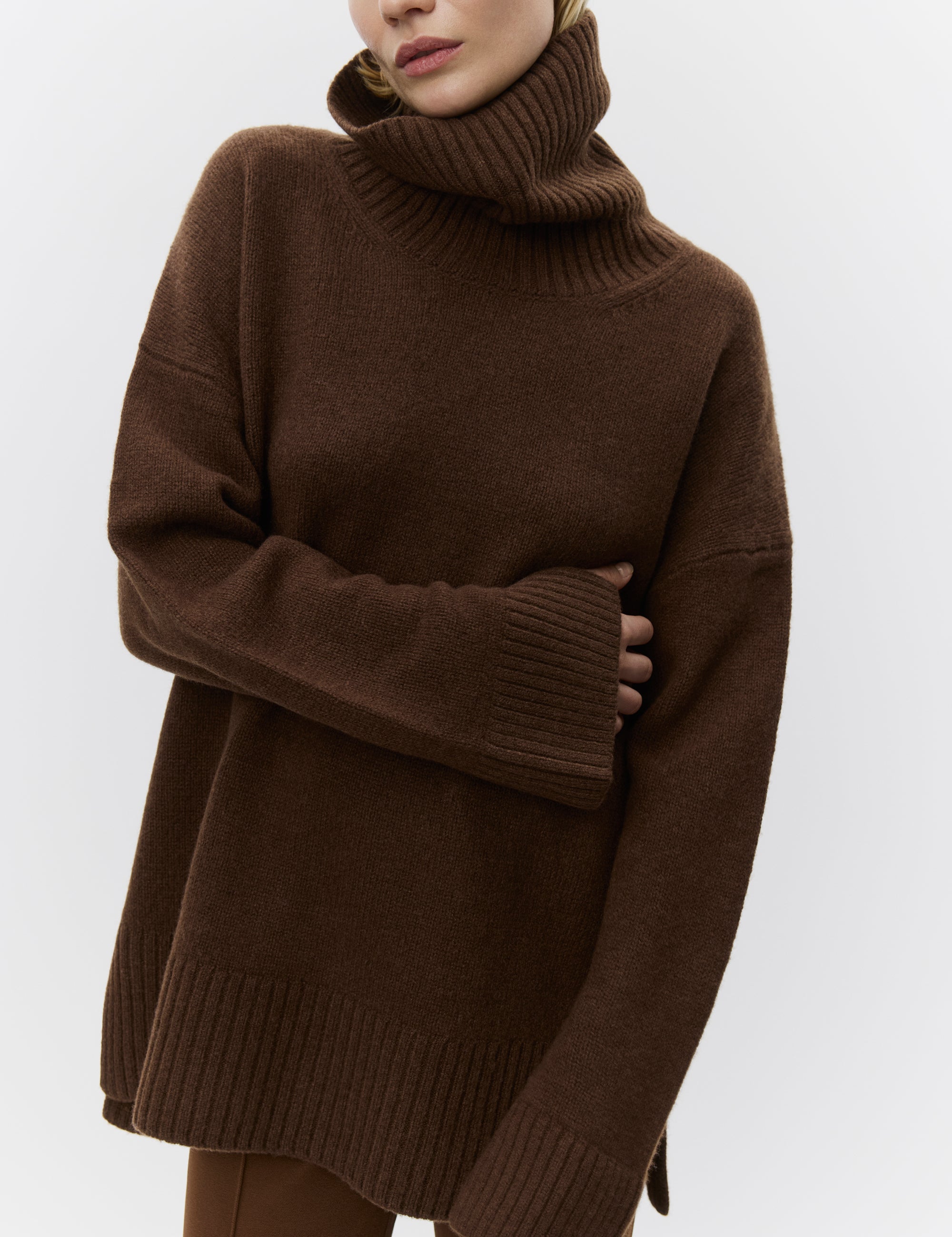 DAY Birger ét Mikkelsen Lansbury - Soft Lamb Pullover 191218 POTTING SOIL