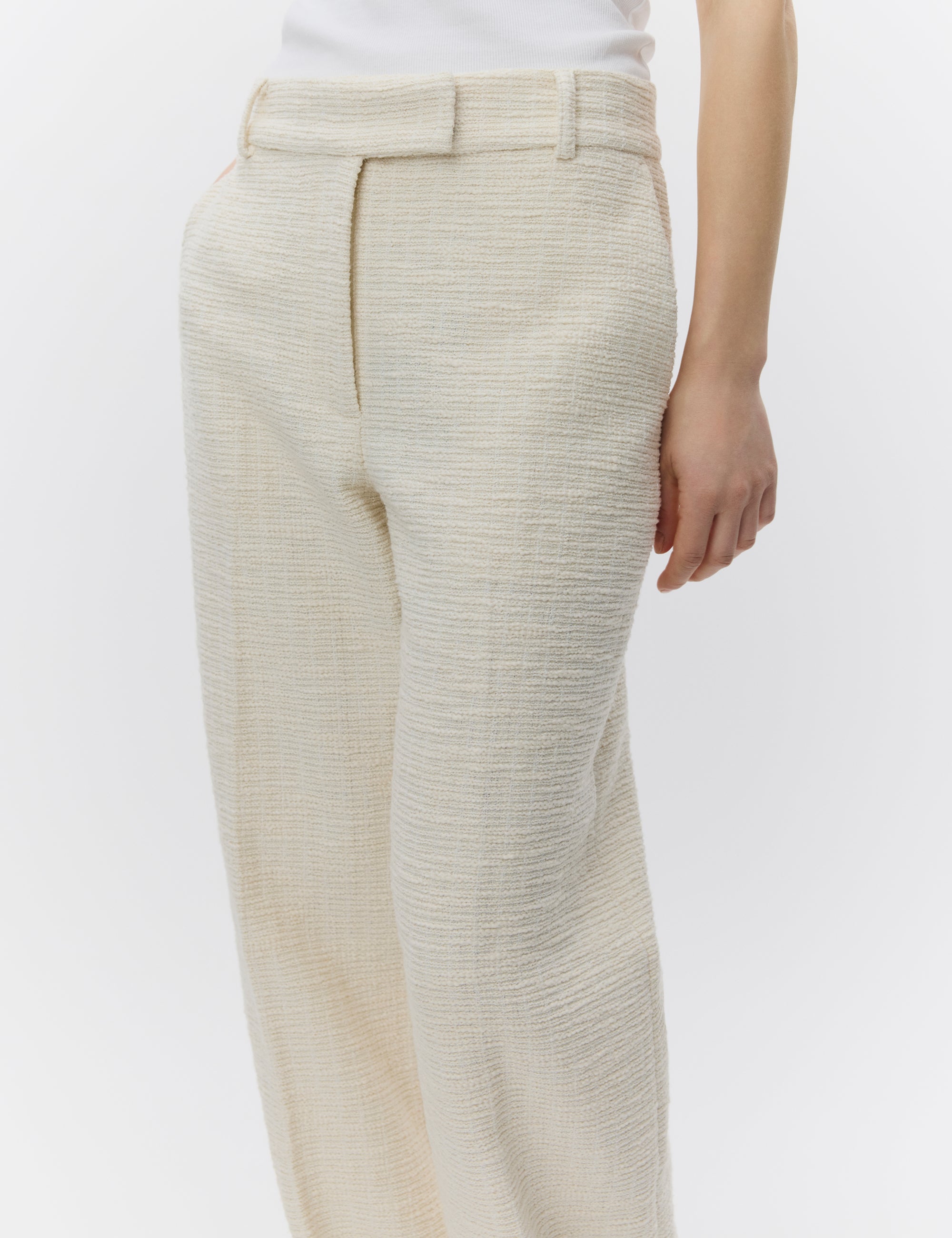DAY Birger ét Mikkelsen Liliane - Modern Boucle Pants 120110 PISTACHIO SHELL.