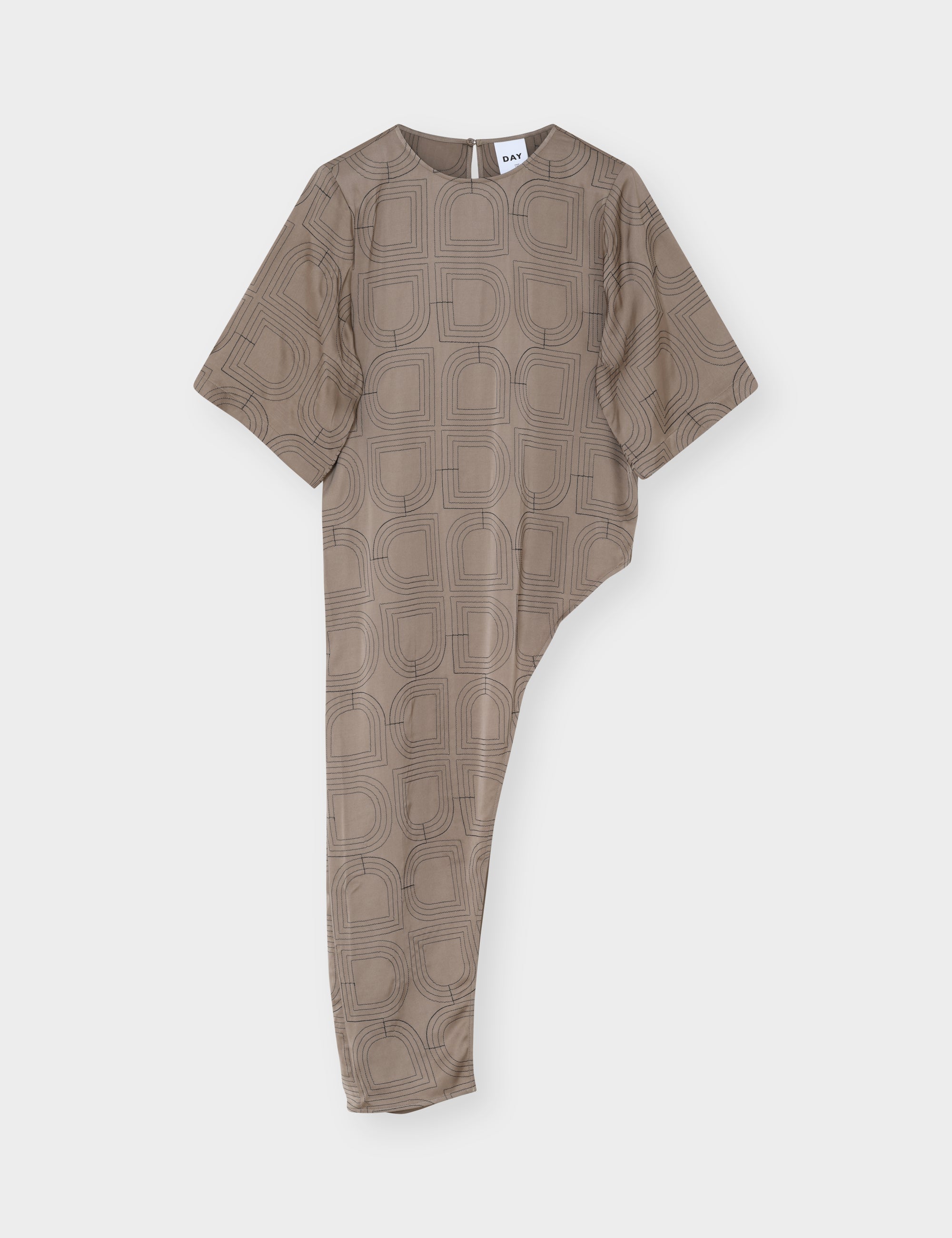DAY Birger ét Mikkelsen Lolly - Fluid Viscose Stitch - Blouse Blouse 181112 Walnut