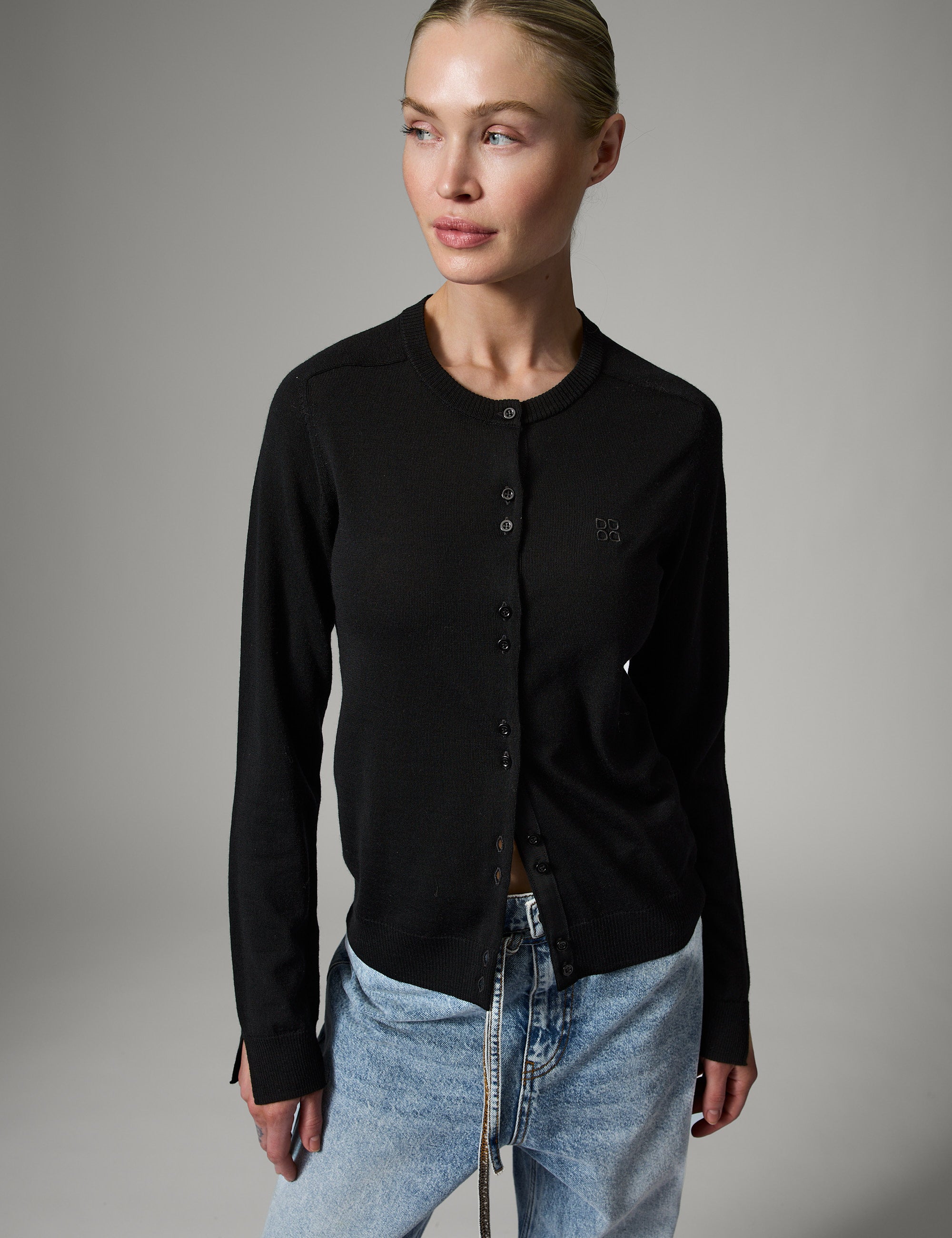 DAY Birger ét Mikkelsen Luna - Daily Elements Cardigan 190303 Black