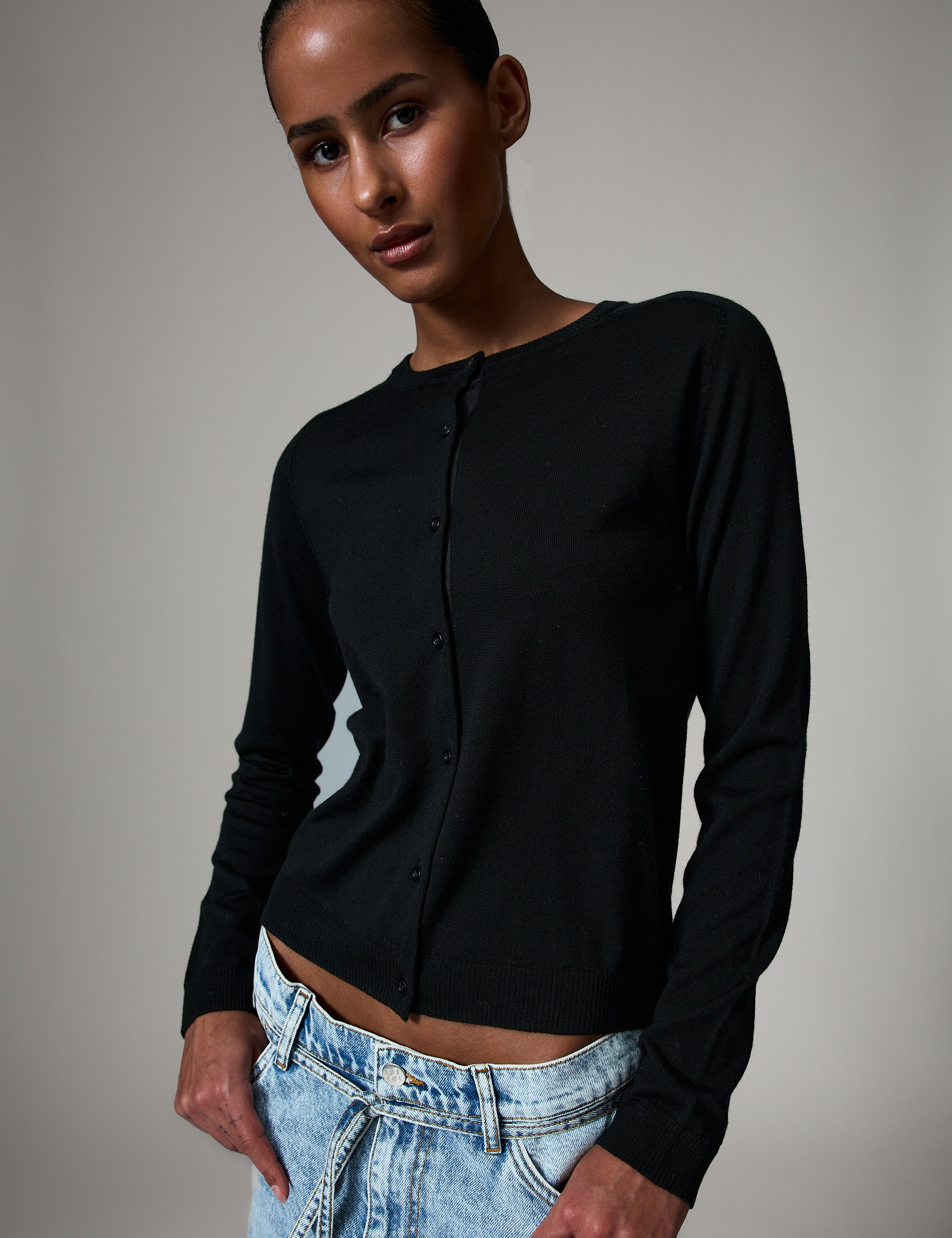 DAY Birger ét Mikkelsen Luna - Daily Elements - Cardigan Cardigan 190303 Black