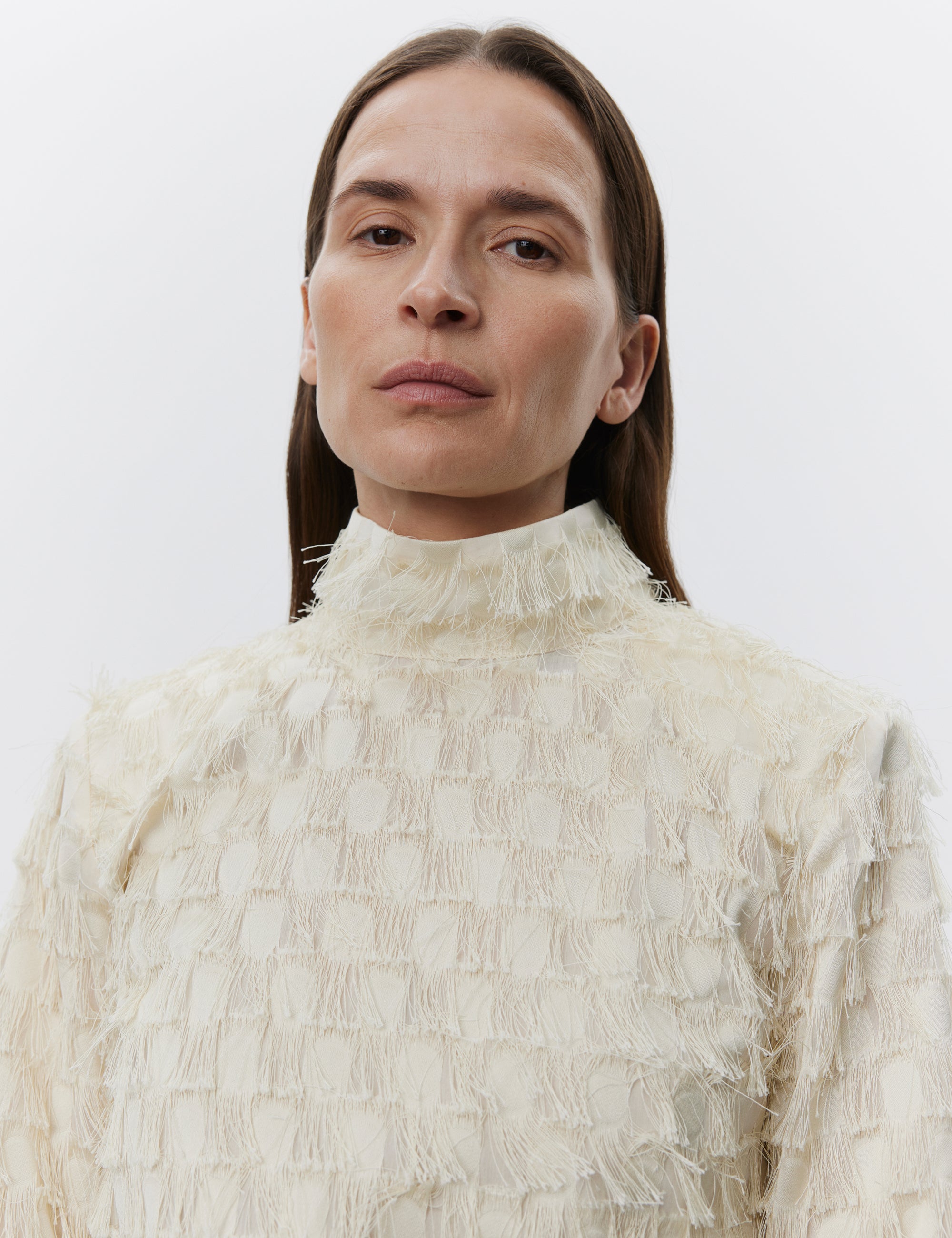 DAY Birger ét Mikkelsen Lynette - Abstract Fringes Tops & T-Shirts 110104 Vanilla Ice