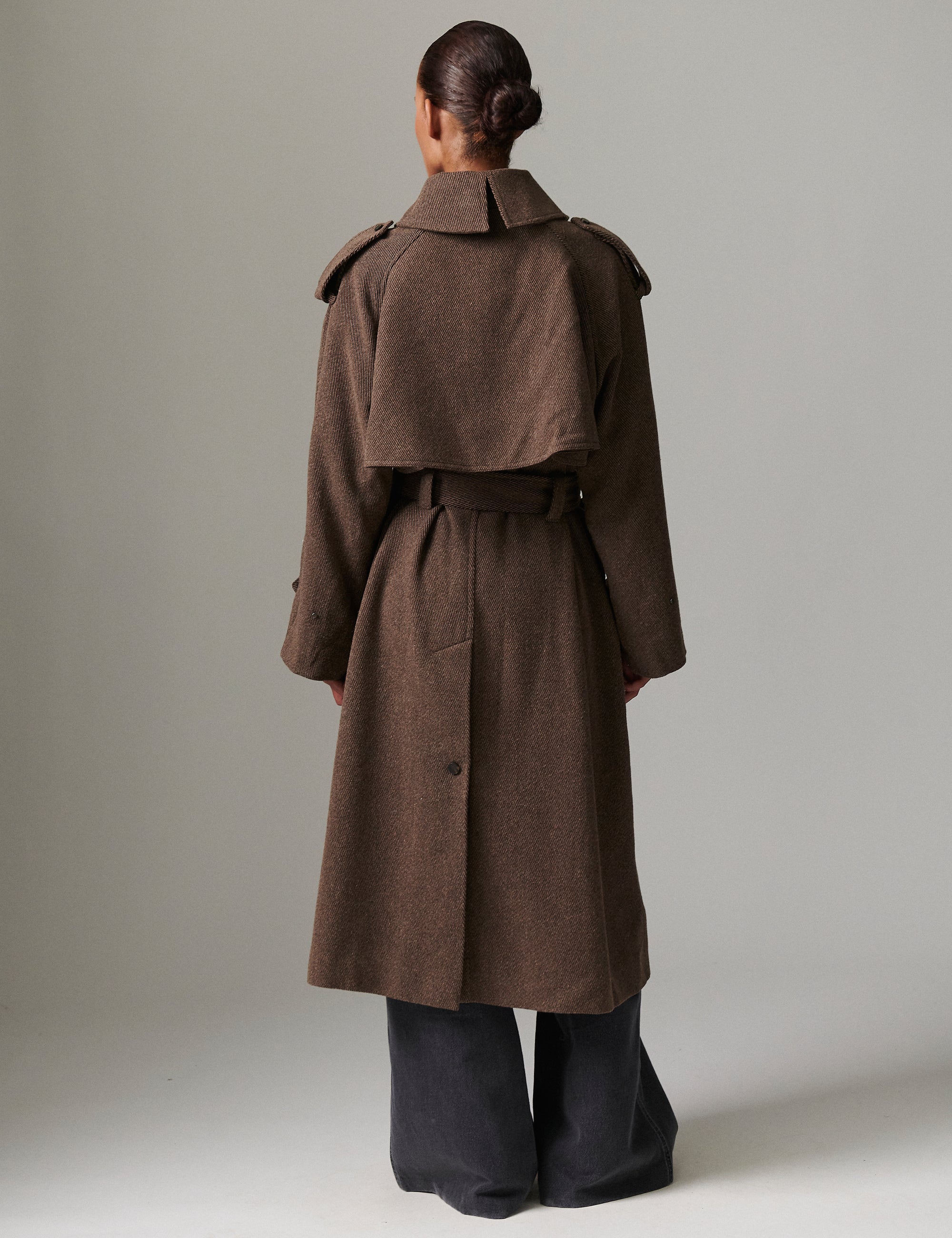 DAY Birger ét Mikkelsen Lynn - Heavy Wool Twill Coats & Jackets 190809. CHOCOLATE CHIP