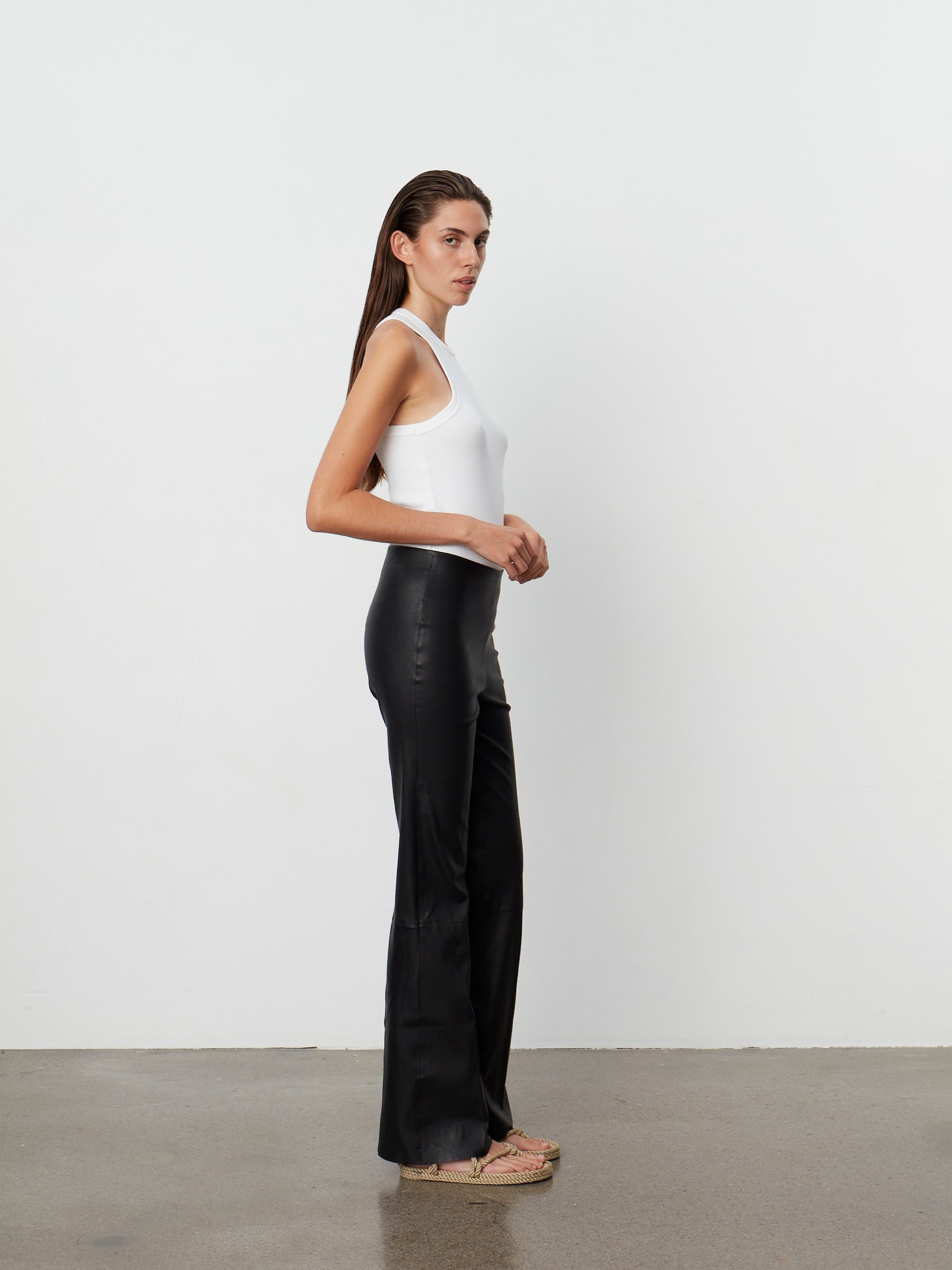 DAY Birger ét Mikkelsen Mabella - Lamb Stretch Pants 190303 BLACK