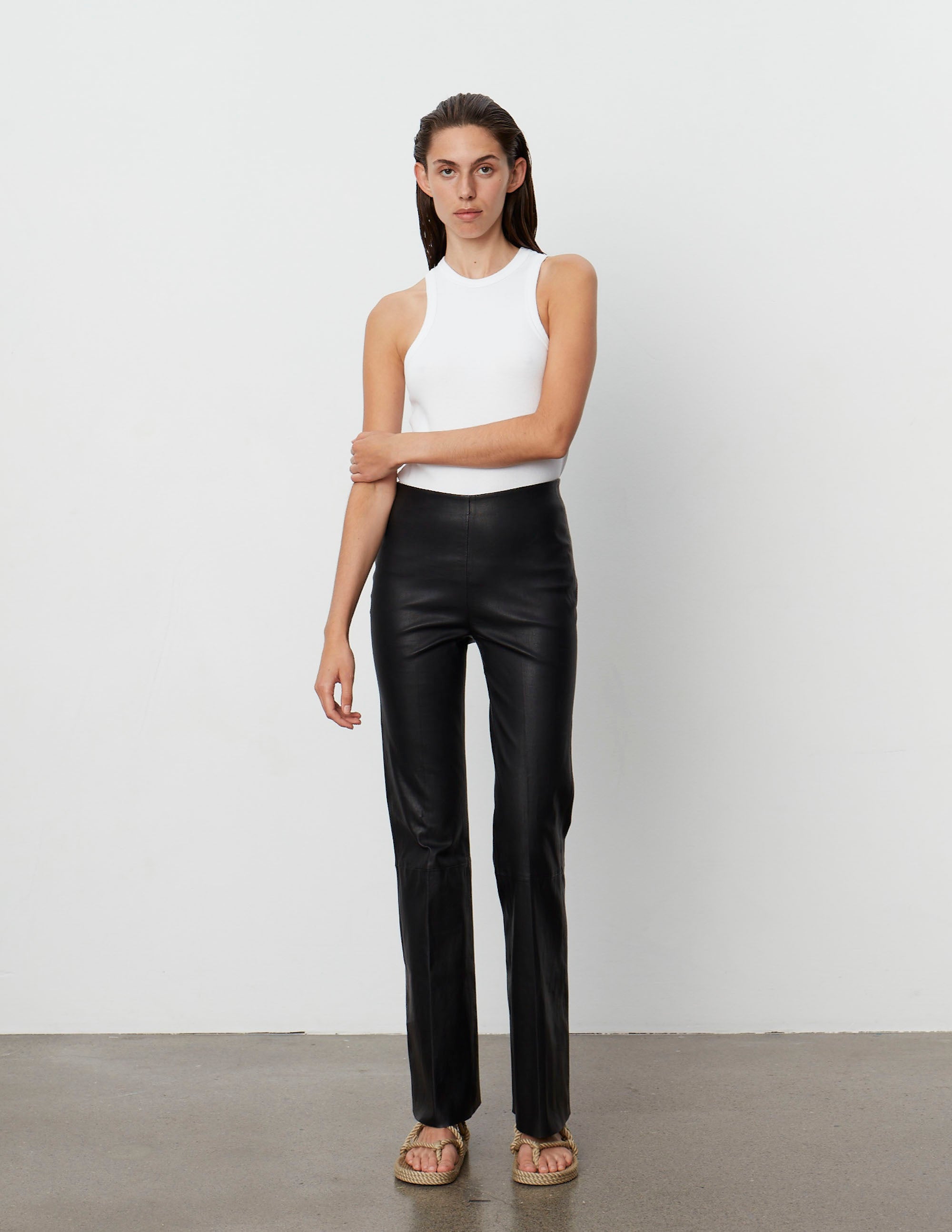 DAY Birger ét Mikkelsen Mabella - Lamb Stretch Pants 190303 BLACK