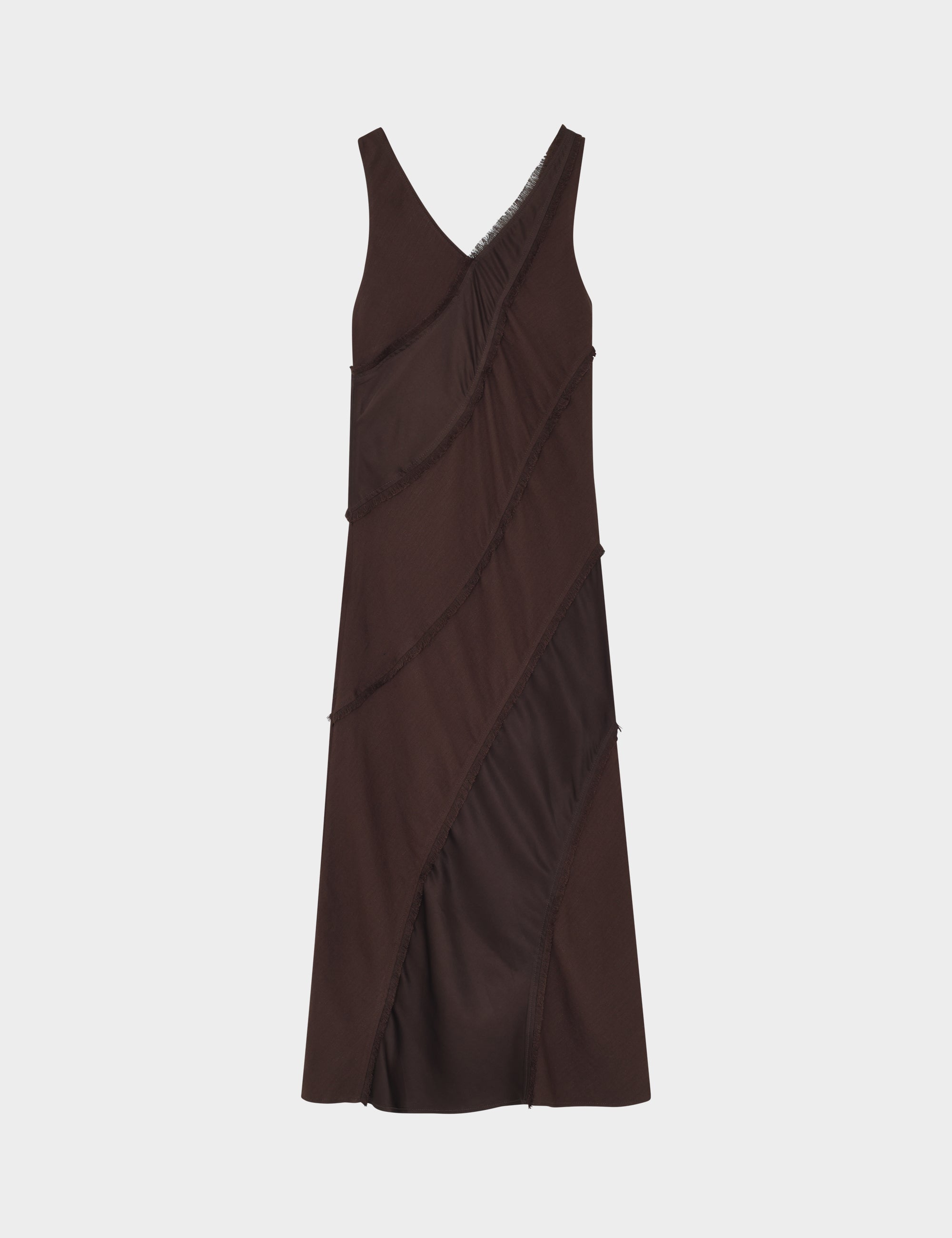 DAY Birger ét Mikkelsen Madeline - Contrast Linen - Dress Dress 10037 Coffee Bean