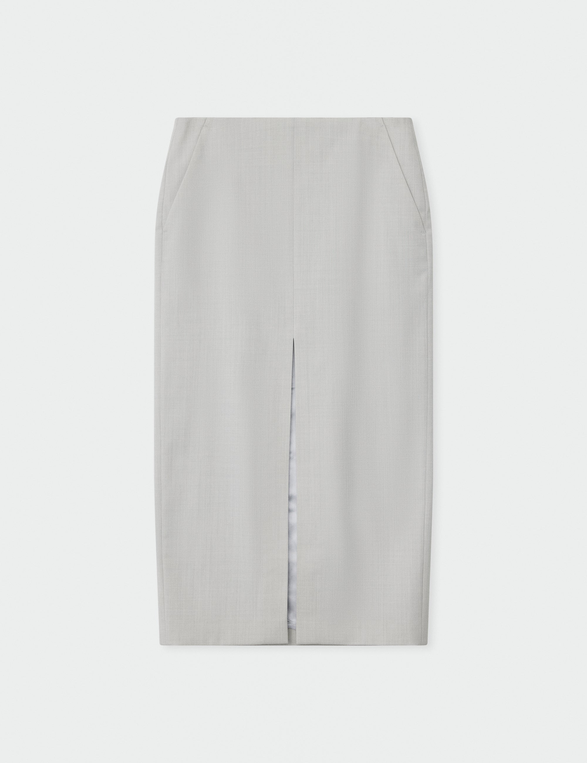 DAY Birger ét Mikkelsen Mantel - Classic Wool Blend Skirt 500132 MISTY BLUE MELANGE