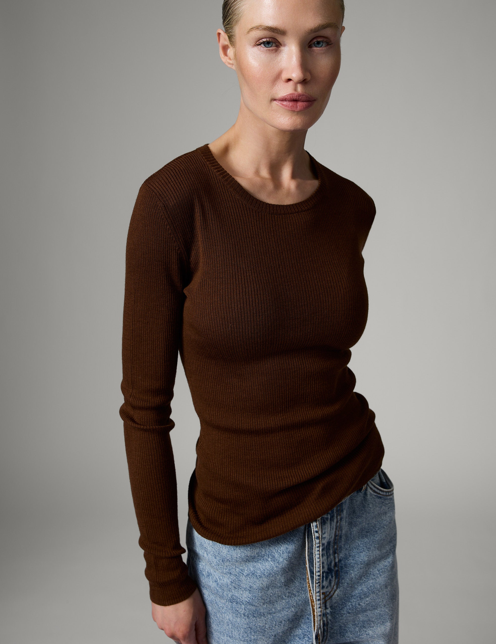 DAY Birger ét Mikkelsen Mariana - Daily Elements Tops & T-Shirts 191218 POTTING SOIL