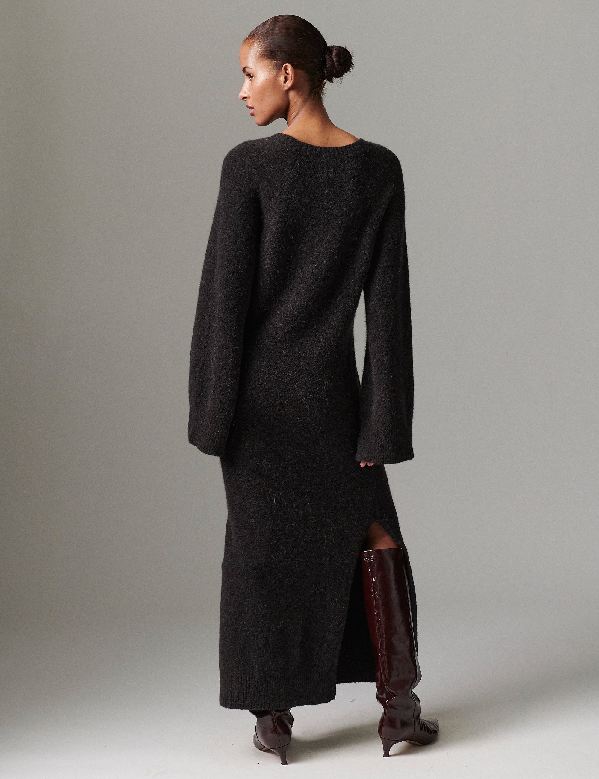 DAY Birger ét Mikkelsen Mills - Cozy Days Dress 191103 ESPRESSO