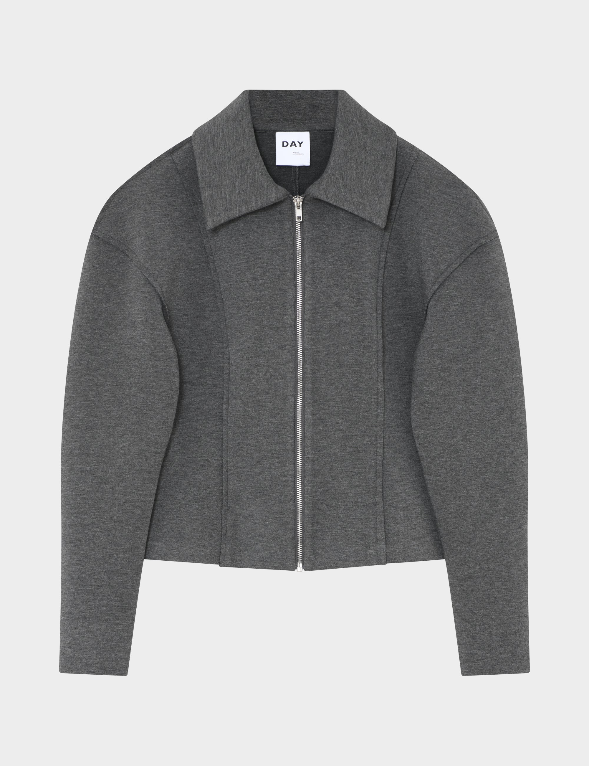 DAY Birger ét Mikkelsen Morena - Scuba Cardigan 500006 MEDIUM GREY MELANGE