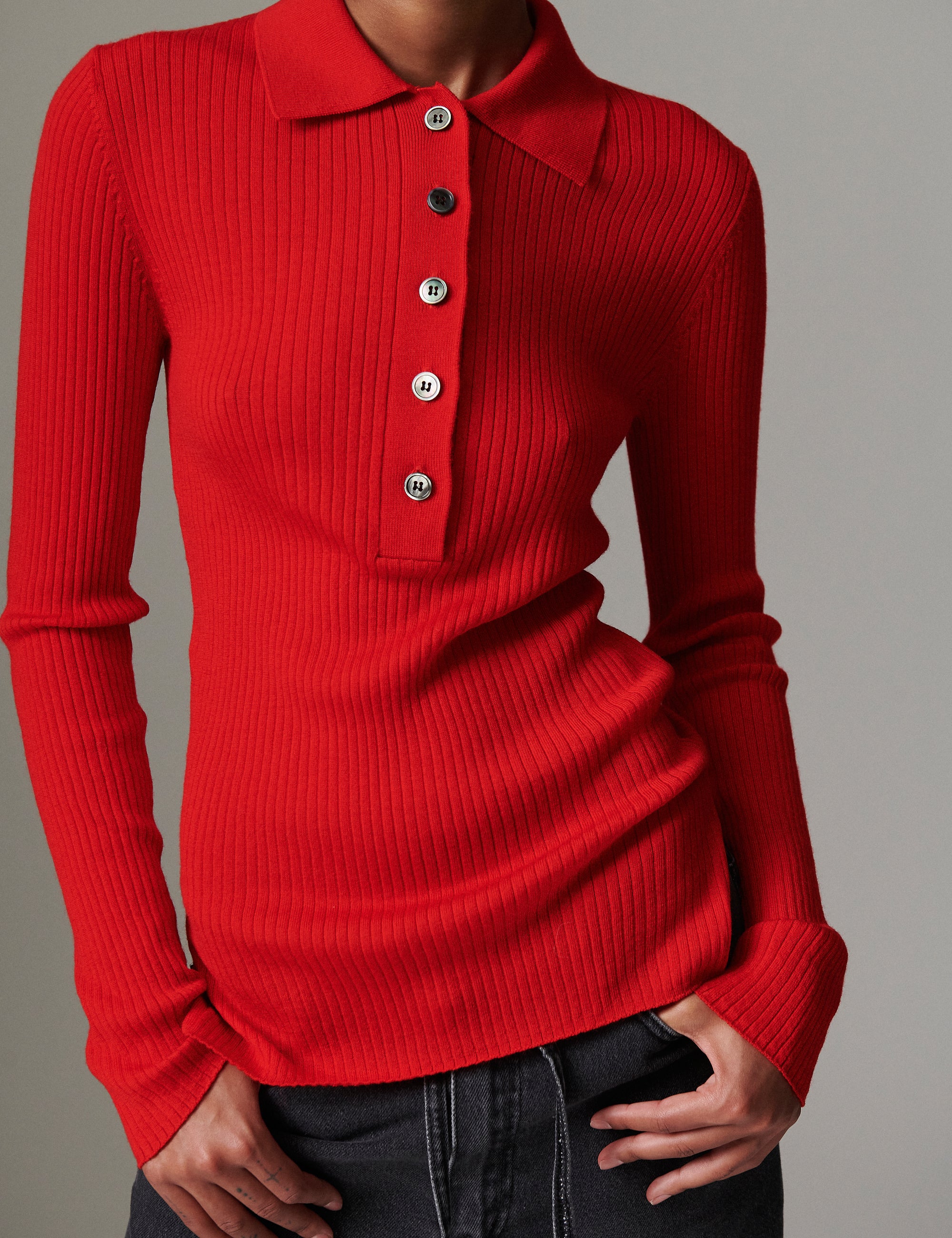 DAY Birger ét Mikkelsen Murphy - Daily elements Pullover 181664 FIERY RED.